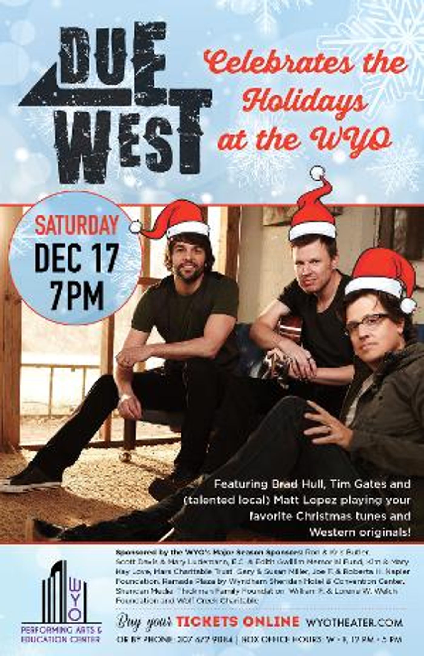 Nashville Duo Due West To Make A Stop At The WYO This Holiday Season  Image
