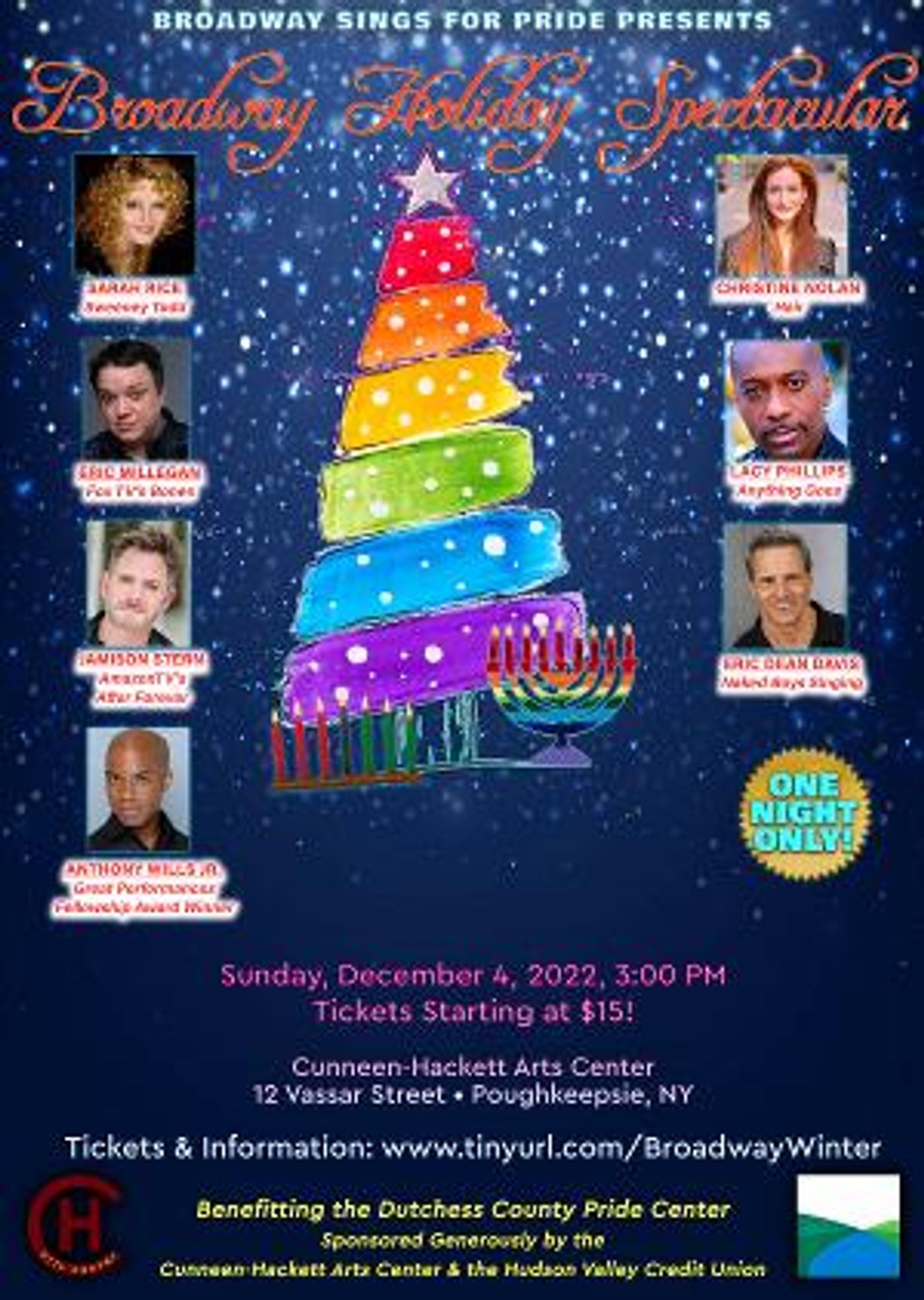 BROADWAY HOLIDAY SPECTACULAR Benefitting Dutchess County Pride Center Will Be Held in December  Image