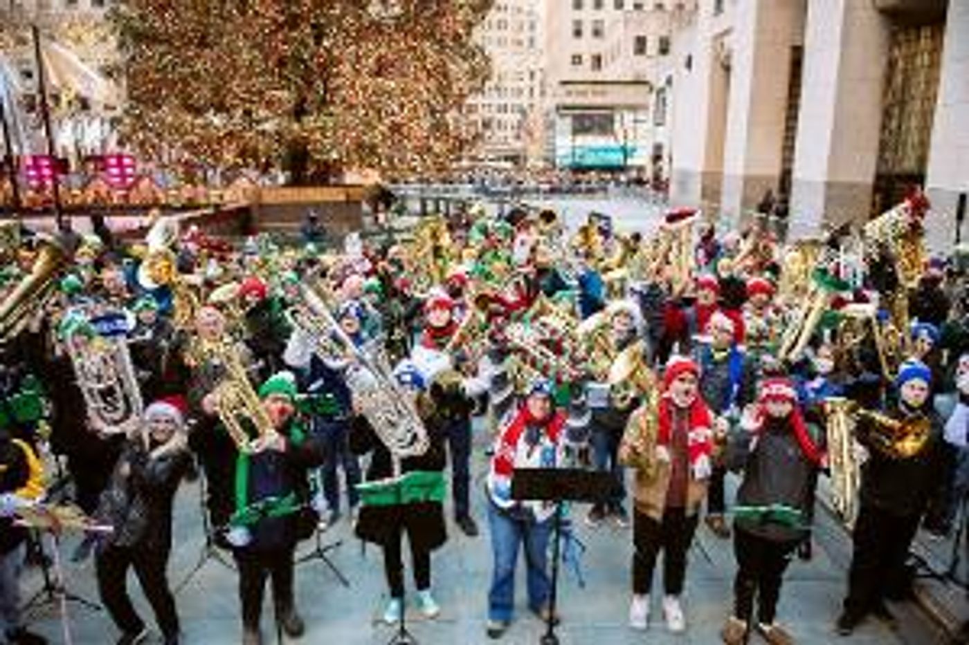 49th Annual Tuba Christmas Comes to Rockefeller Center  Image