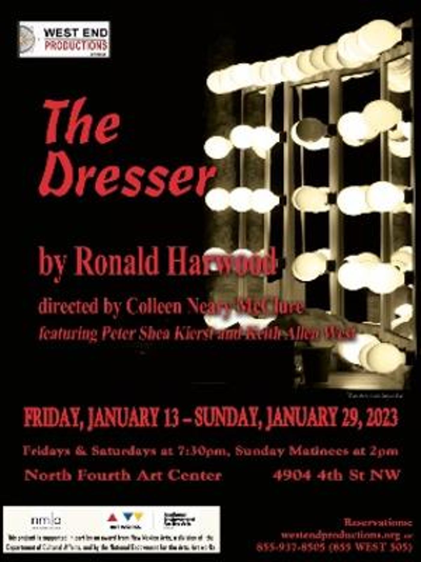 West End Productions Presents THE DRESSER Opening January 13, 2023  Image