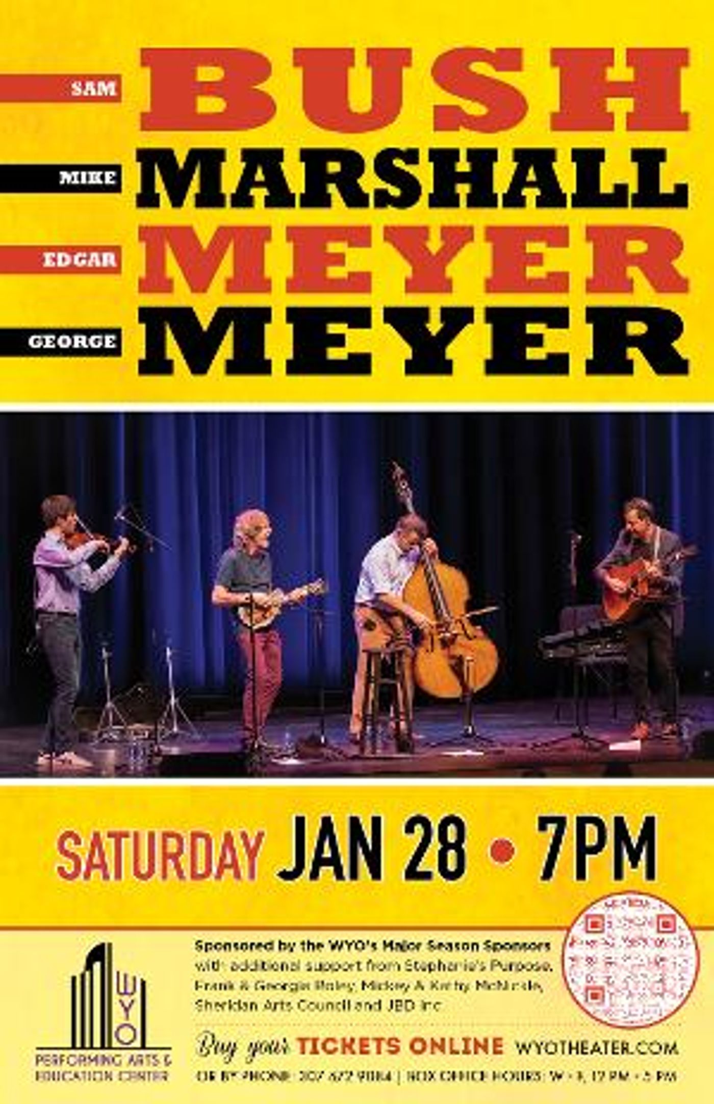 Bush/Marshall/Meyer/Meyer To Take The WYO Stage For One Night Only  Image