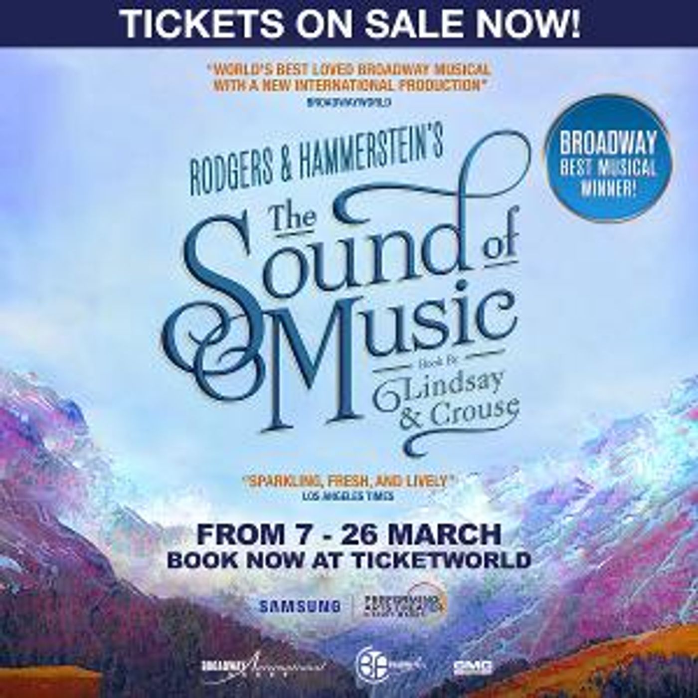 Tickets on Sale For THE SOUND OF MUSIC International Tour in Manila  Image
