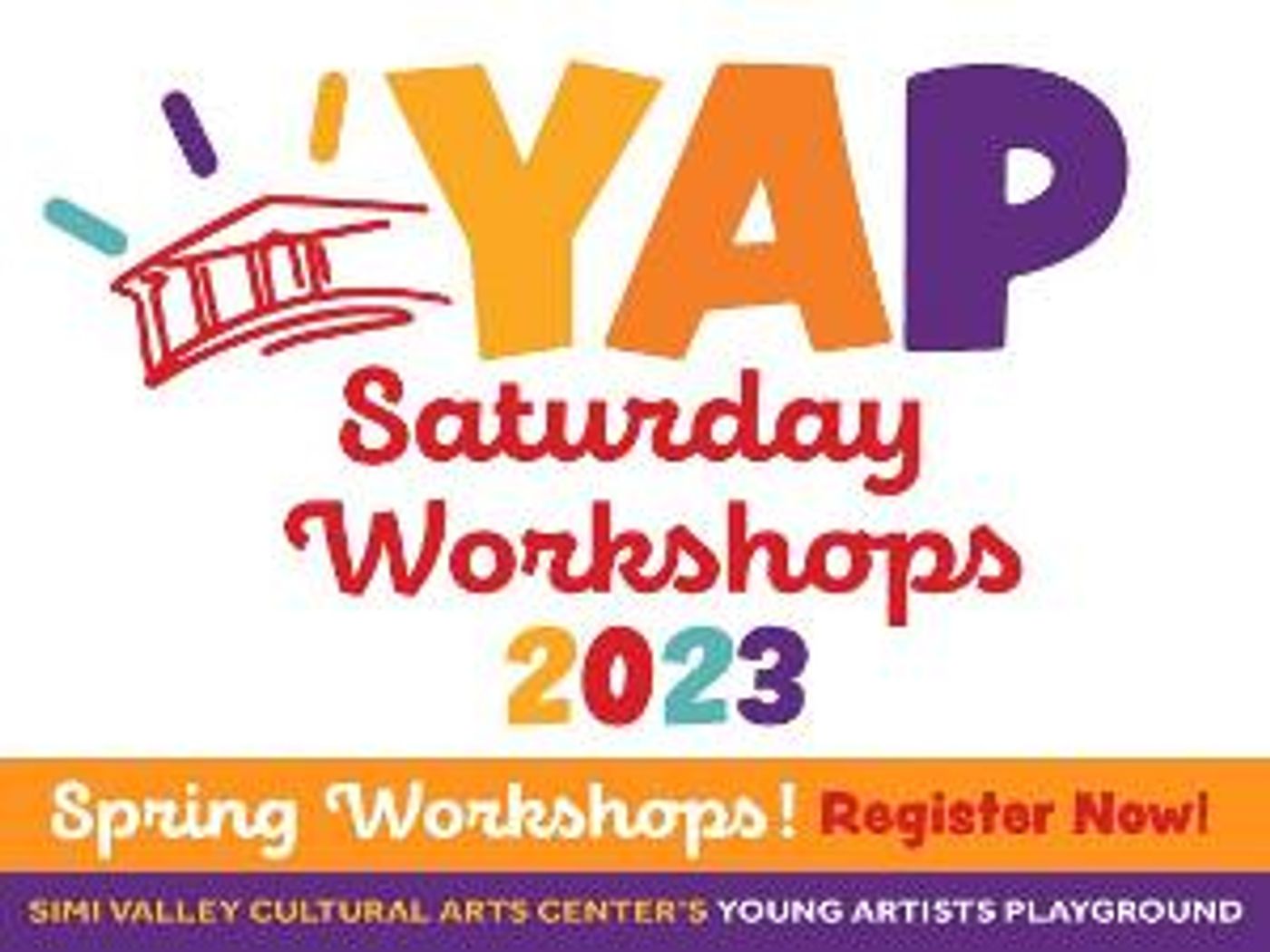 Young Artists Playground Spring Arts Workshops to be Held at the Simi Valley Cultural Arts Center  Image