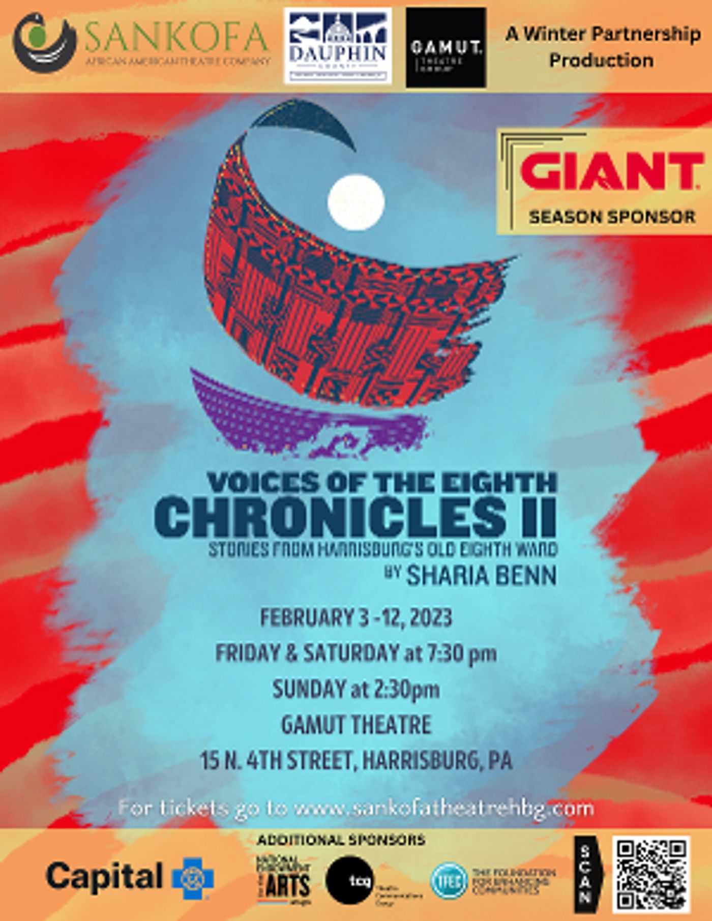 Sankofa African American Theatre Company Presents V.O.T.E. CHRONICLES II: Stories From Harrisburg's Old Eighth Ward  Image