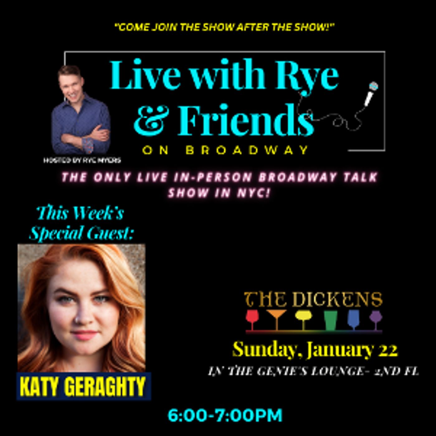 INTO THE WOODS' Katy Geraghty Appears on 'Live With Rye & Friends On Broadway' This Week  Image