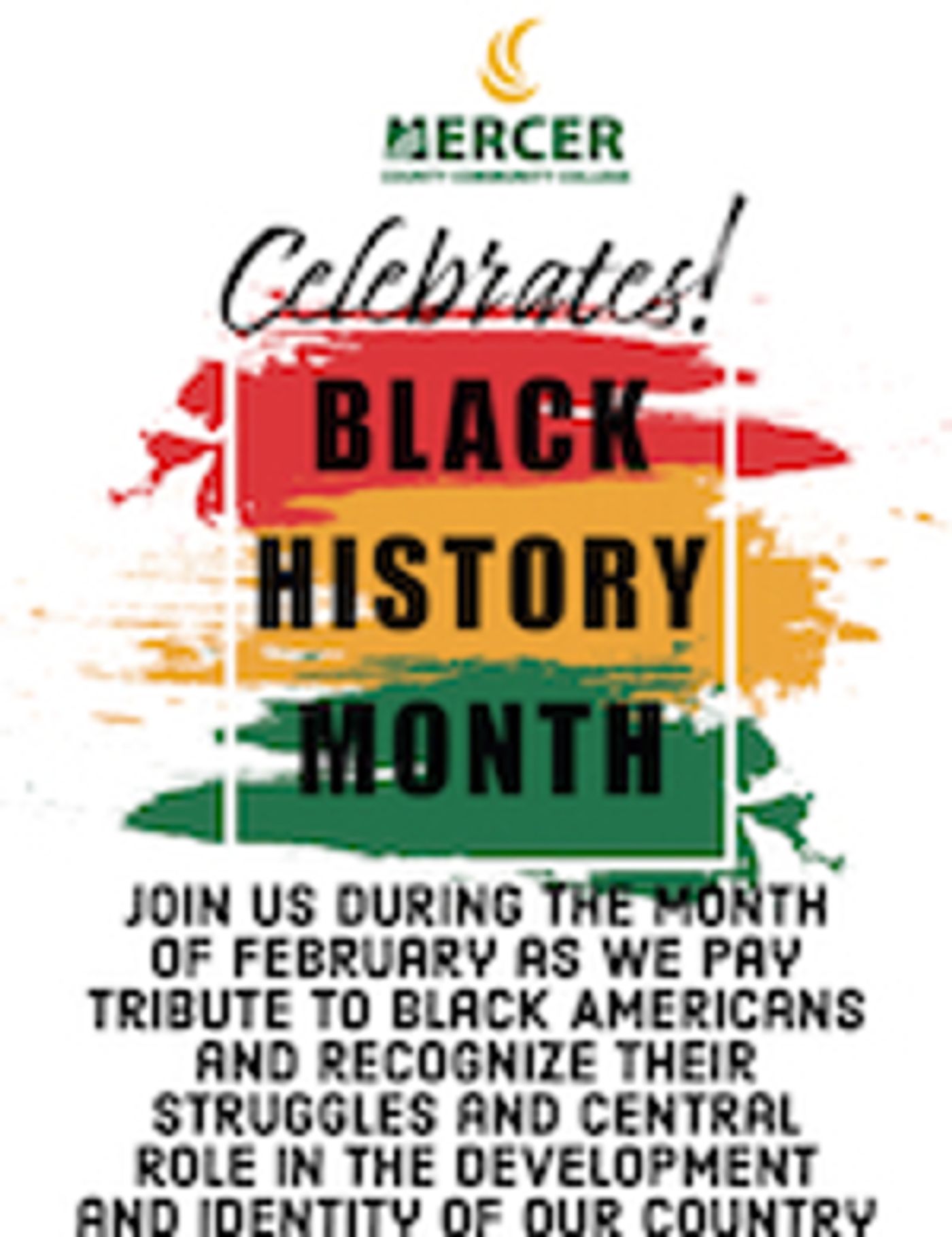 Mercer County Community College Celebrates Black History Month 2023 With A Full Slate Of Events  Image