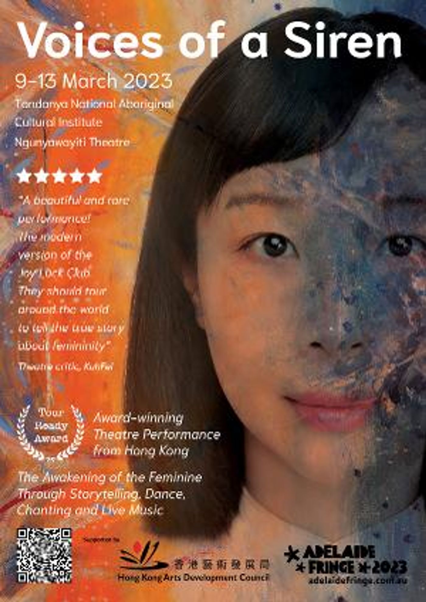 VOICES OF A SIREN Hong Kong Performance Comes to Adelaide Fringe 2023  Image