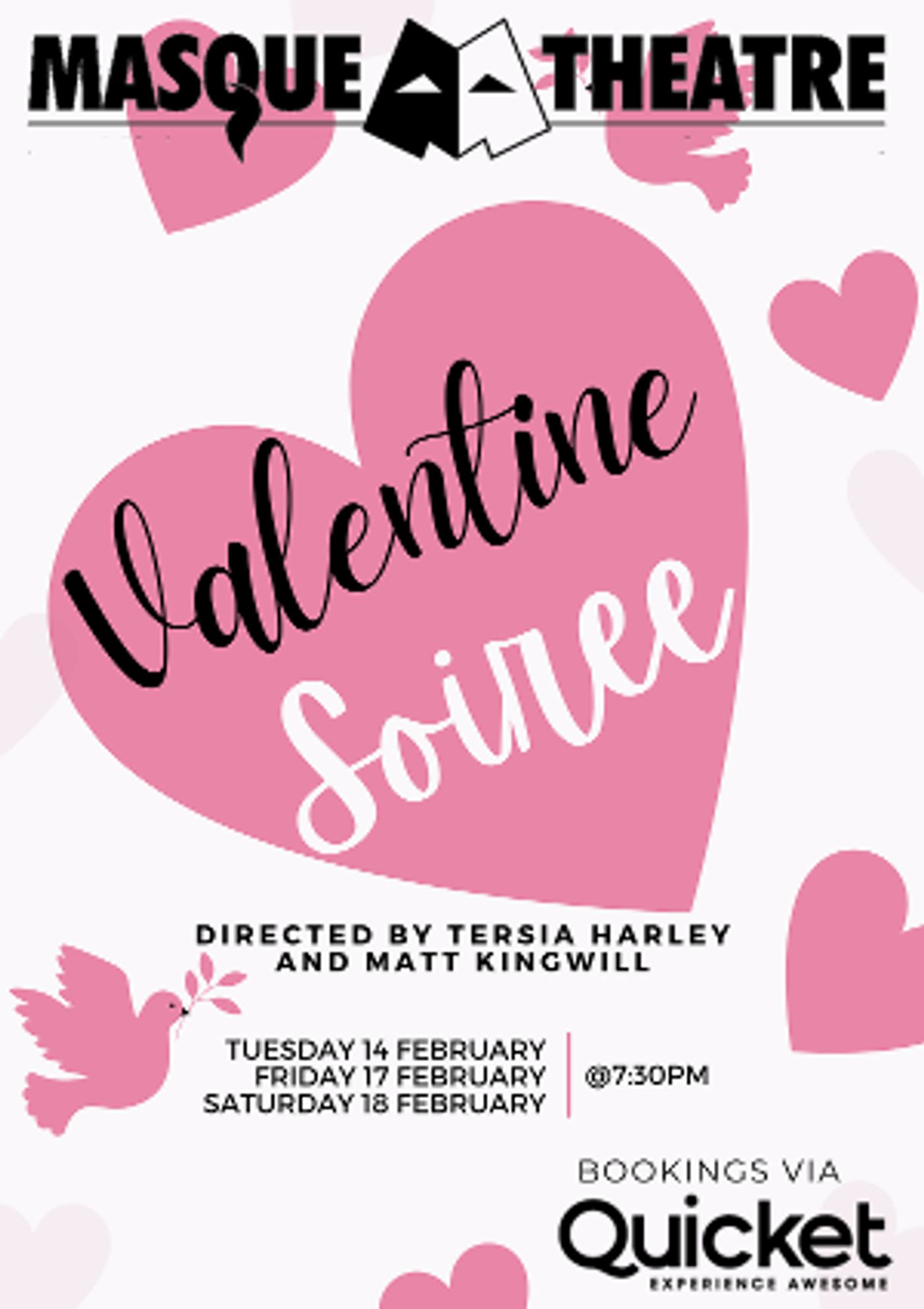 Valentine Soiree Comes to The Masque Theatre in February  Image