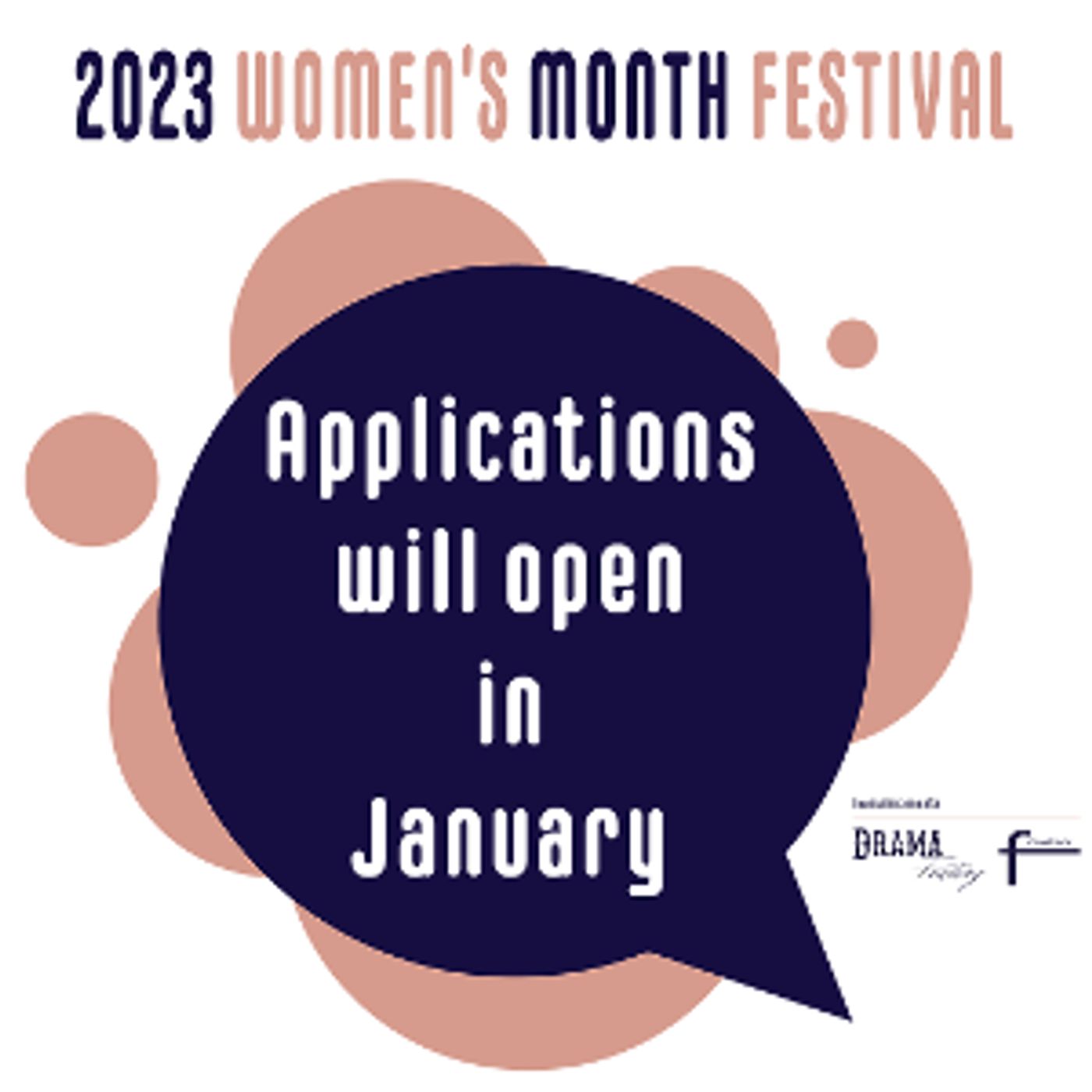 Applications Now Open For The 2023 Women's Month Festival At The Drama Factory  Image