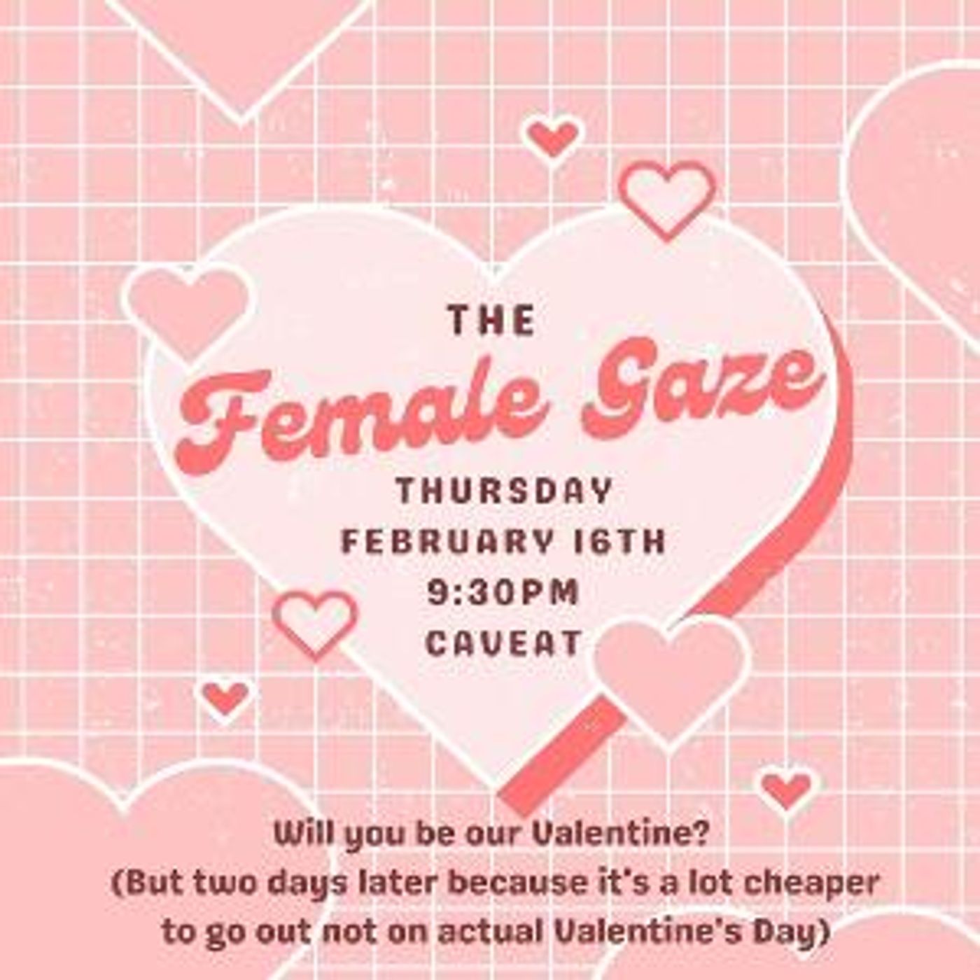 THE FEMALE GAZE Comes to Caveat in the LES Next Week  Image