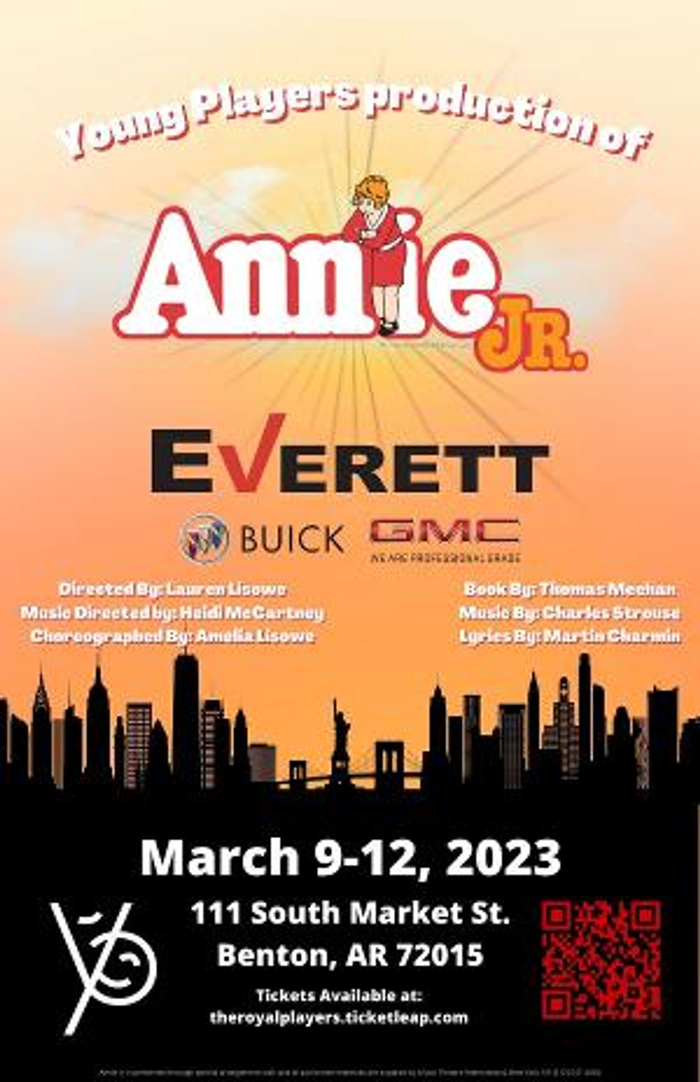 The Royal Theatre Young Players Will Present ANNIE JR. This March  Image