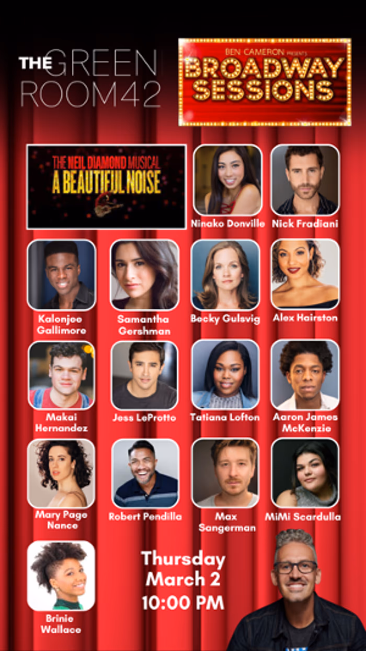 A BEAUTIFUL NOISE Cast Joins Broadway Sessions on March 2  Image