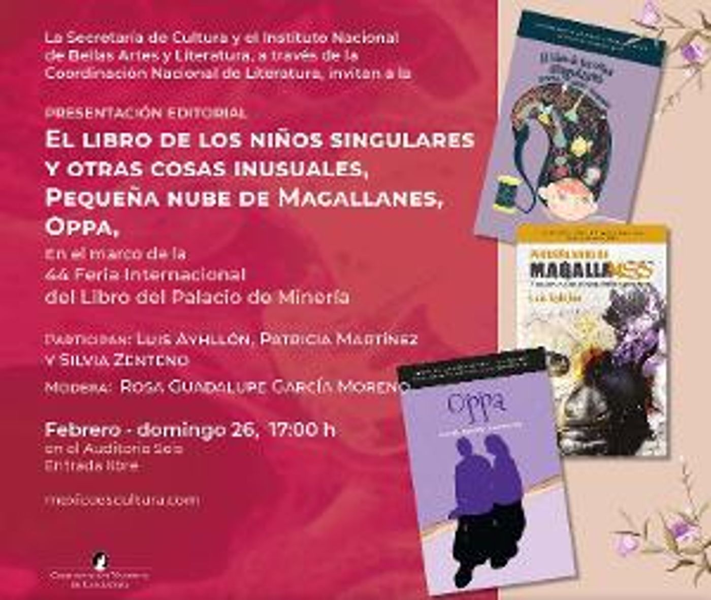 Presentarán Siete Novedades Editoriales De Ganadores De Premios Bellas Artes De Literatura En La FIL Del Palacio De Minería  Image