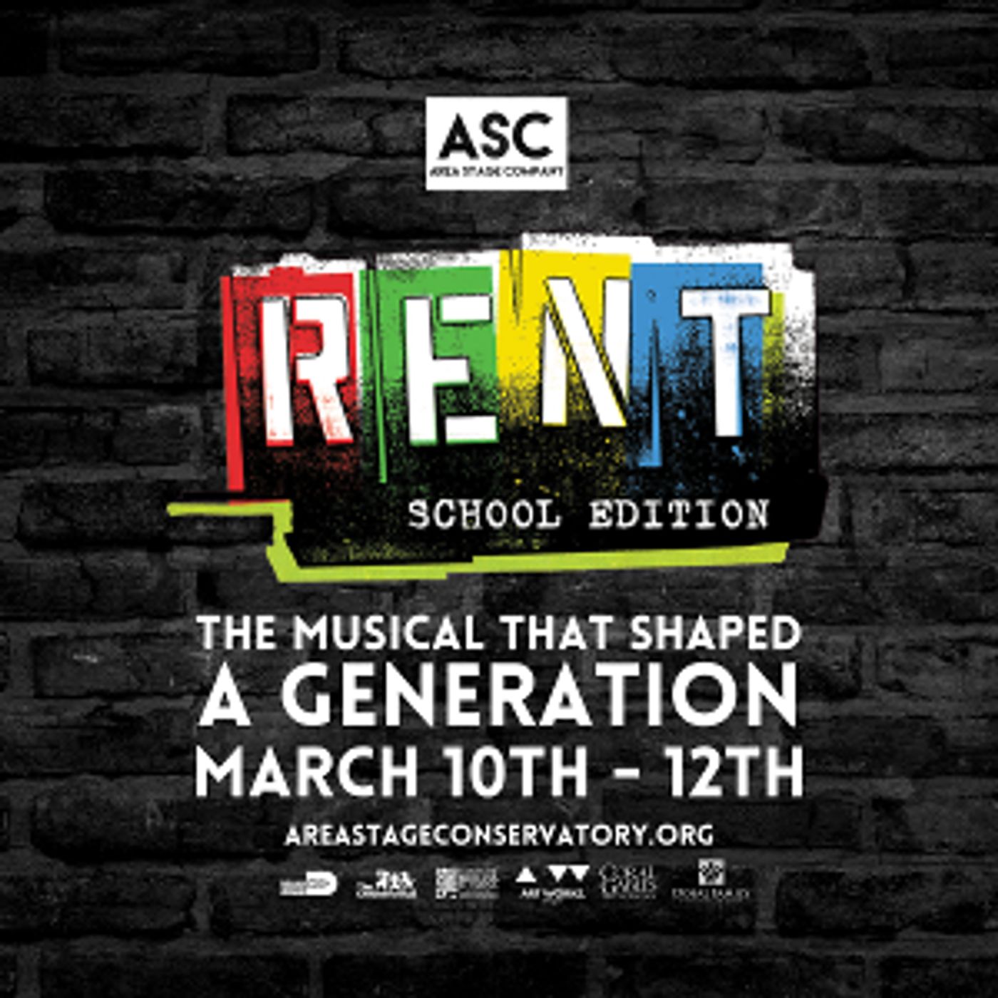Area Stage Conservatory To Present RENT: SCHOOL EDITION in March  Image