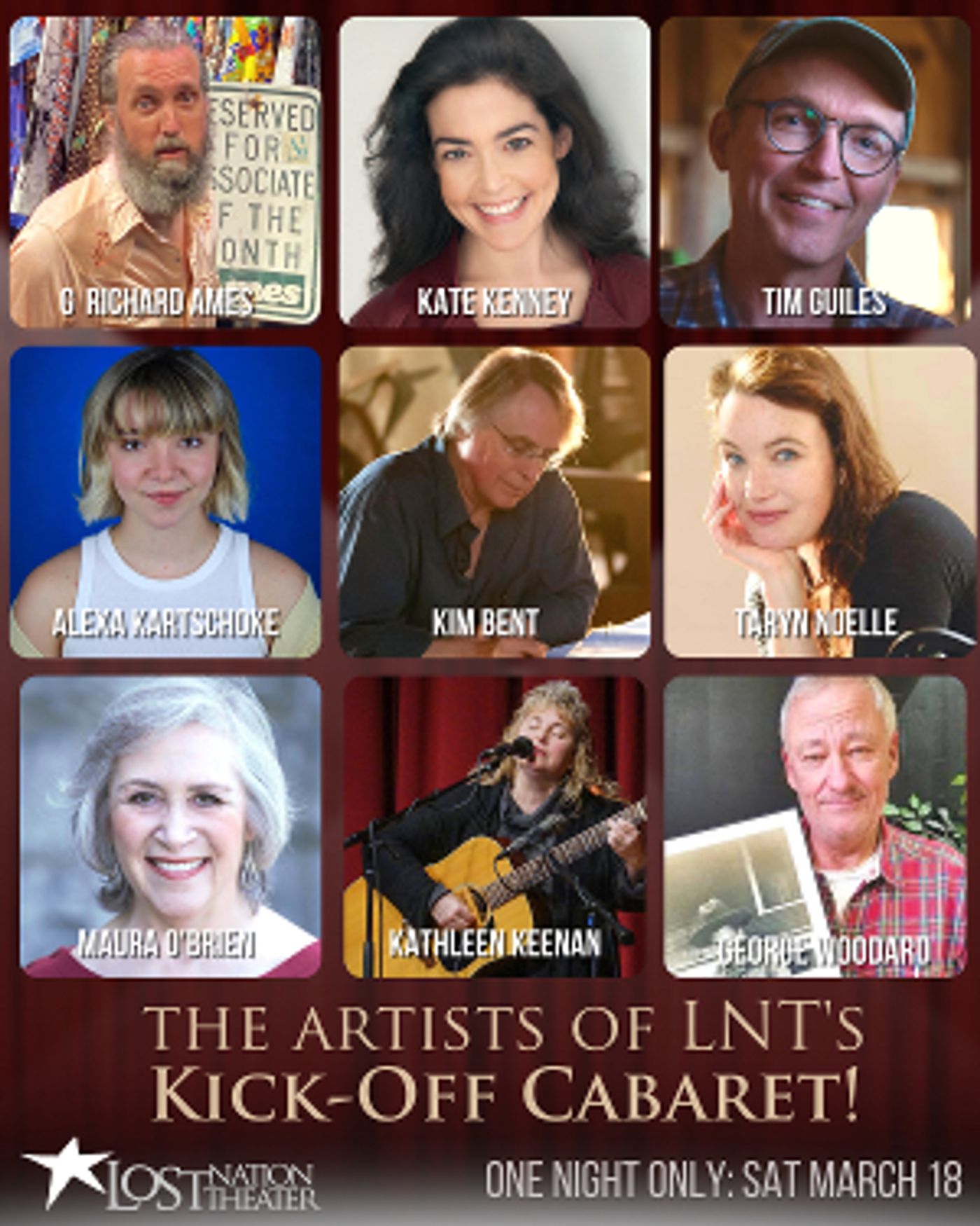 Lost Nation Theater Presents 'The Kick-Off Cabaret!' Next Weekend  Image