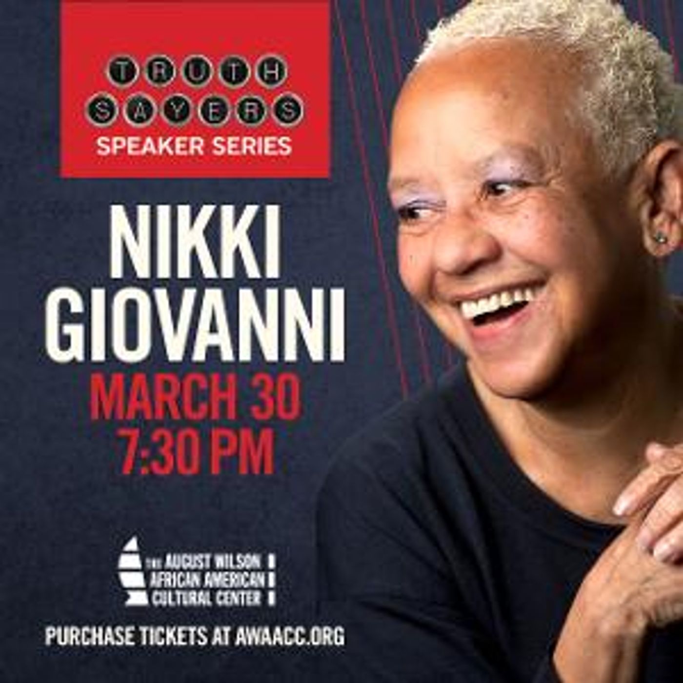 Nikki Giovanni Will Speak At The August Wilson African American Cultural Center  Image