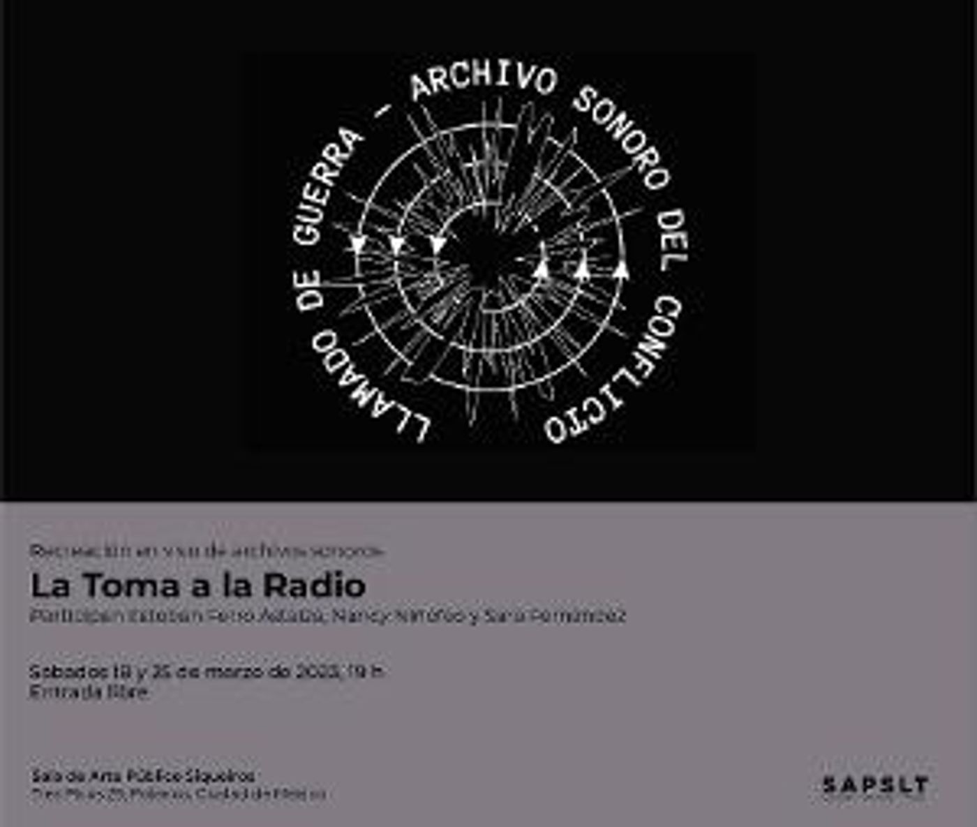 En El Performance La Toma A La Radio, El Artista Esteban Ferro Investiga Las Relaciones Entre Sonido Y Memoria  Image