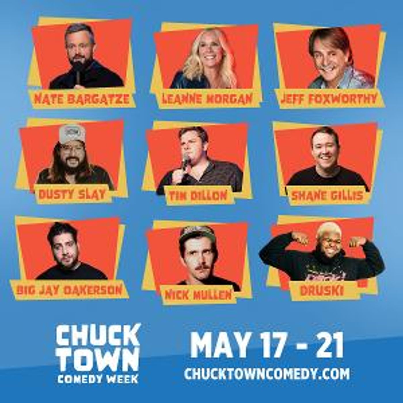 Chucktown Comedy Week Debuts With All-Star Lineup In May 2023 In North Charleston  Image