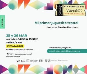 La ENAT Promueve El Acercamiento De Niñas Y Niños Al Arte Teatral Mediante Talleres Lúdicos  Image