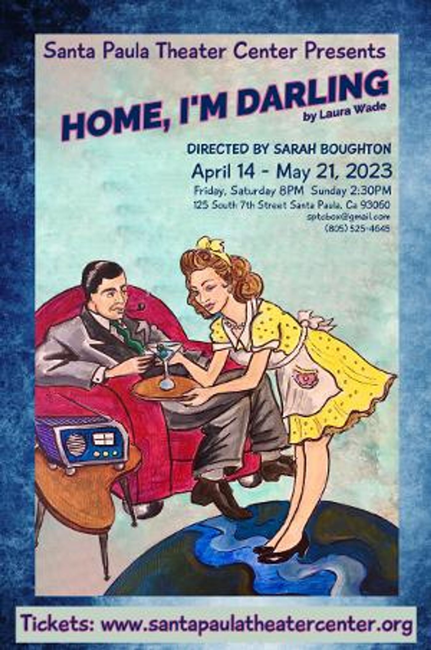 Santa Paula Theater Center Presents  HOME, I'M DARLING By Laura Wade  Image