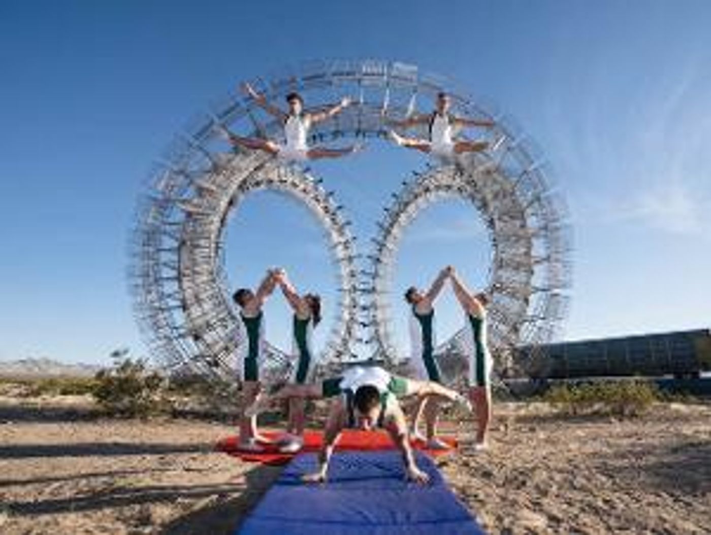 Spiegelworld's ABSINTHE Las Vegas Introduces Spectacular New Act Developed In “Circus Town” To Celebrate Ukrainian Acrobats.  Image