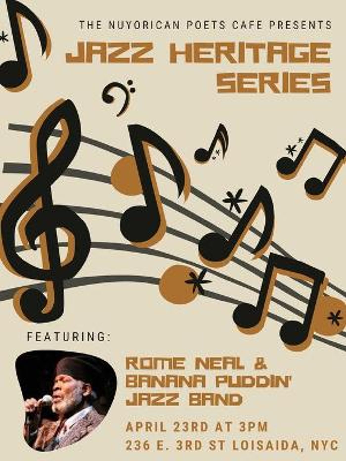 Rome Neal and His Banana Puddin' Jazz Band to Play NUYORICAN POETS CAFE This Month  Image