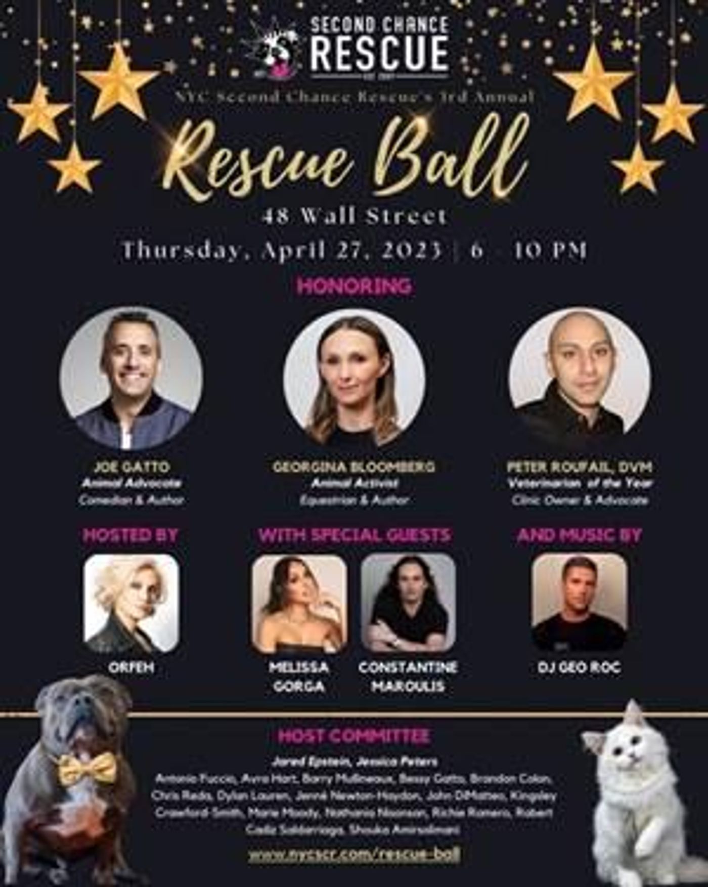 NYC Second Chance Rescue Hosts 3rd Annual Rescue Ball This Month  Image