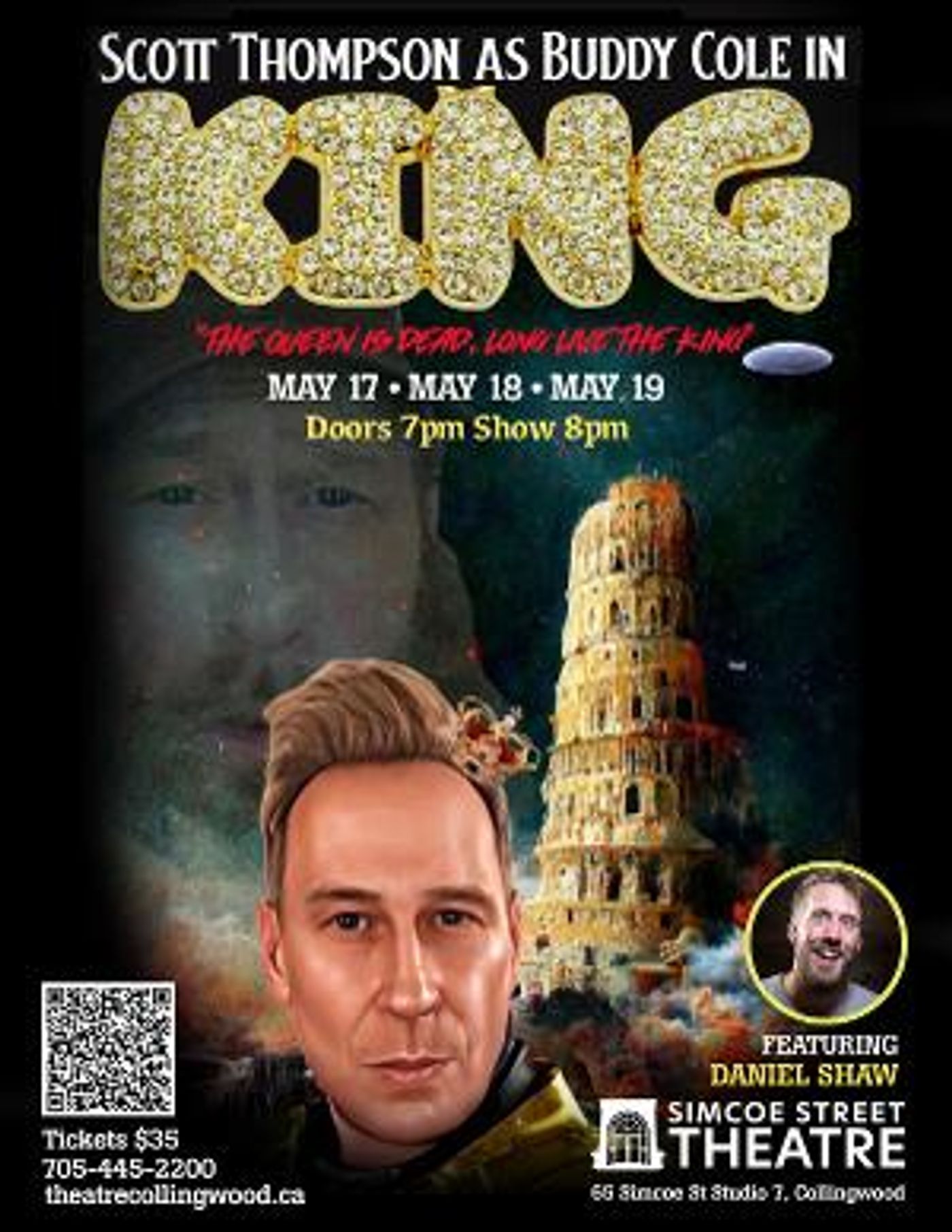 Scott Thompson to Play Buddy Cole in KING at Simcoe Street Theatre in May  Image
