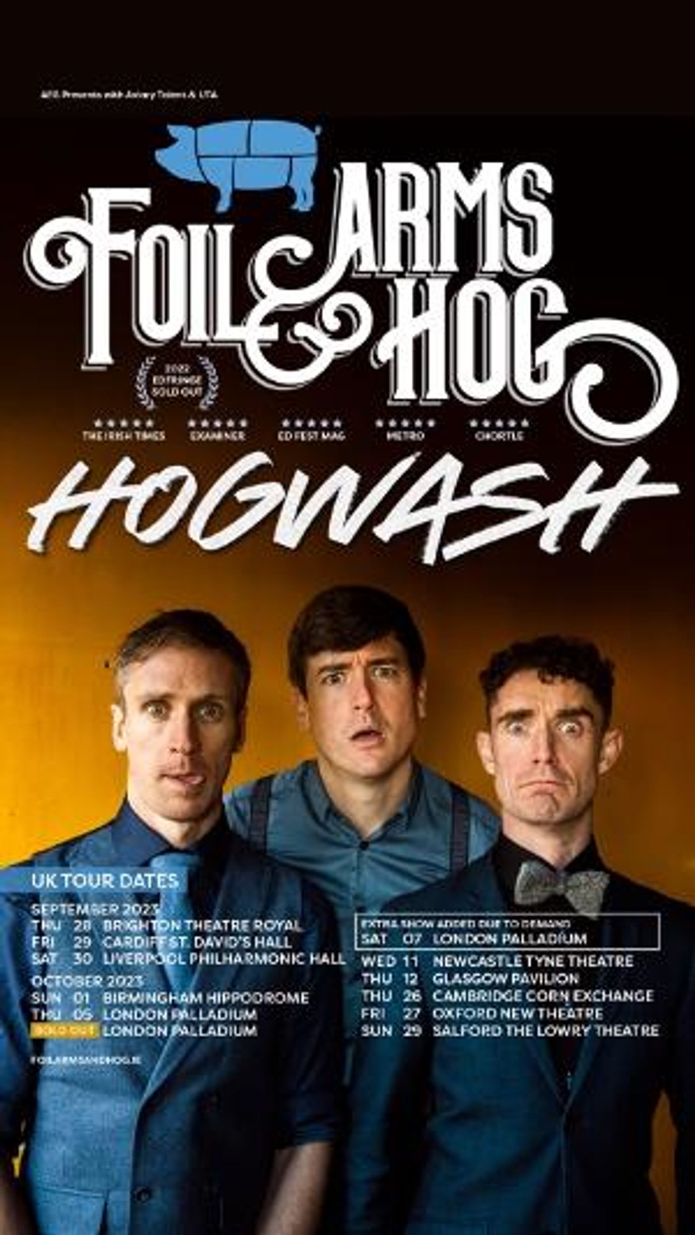Foil Arms And Hog Add New London Palladium Date Due To High Demand  Image