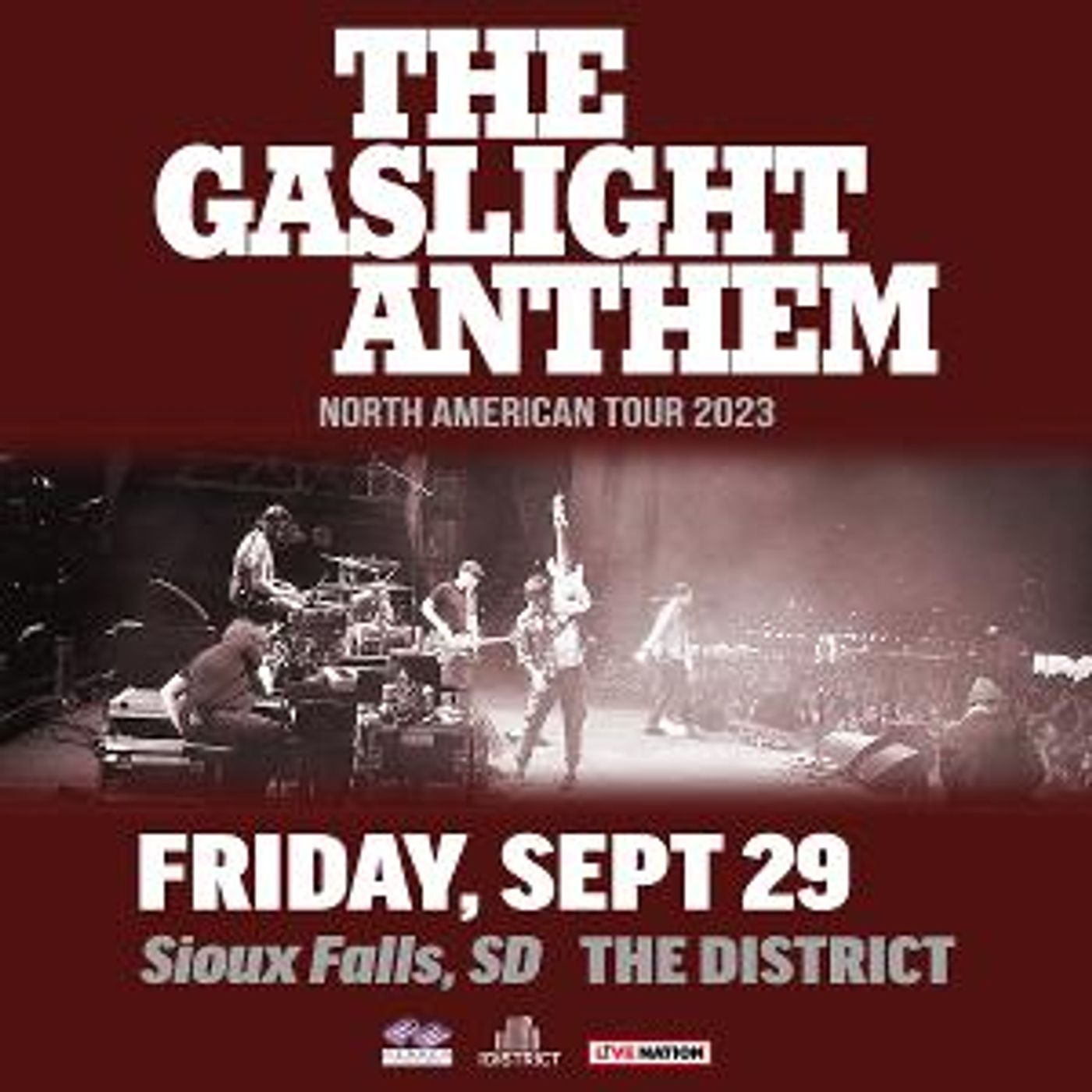 The Gaslight Anthem Announced At The District, September 29  Image