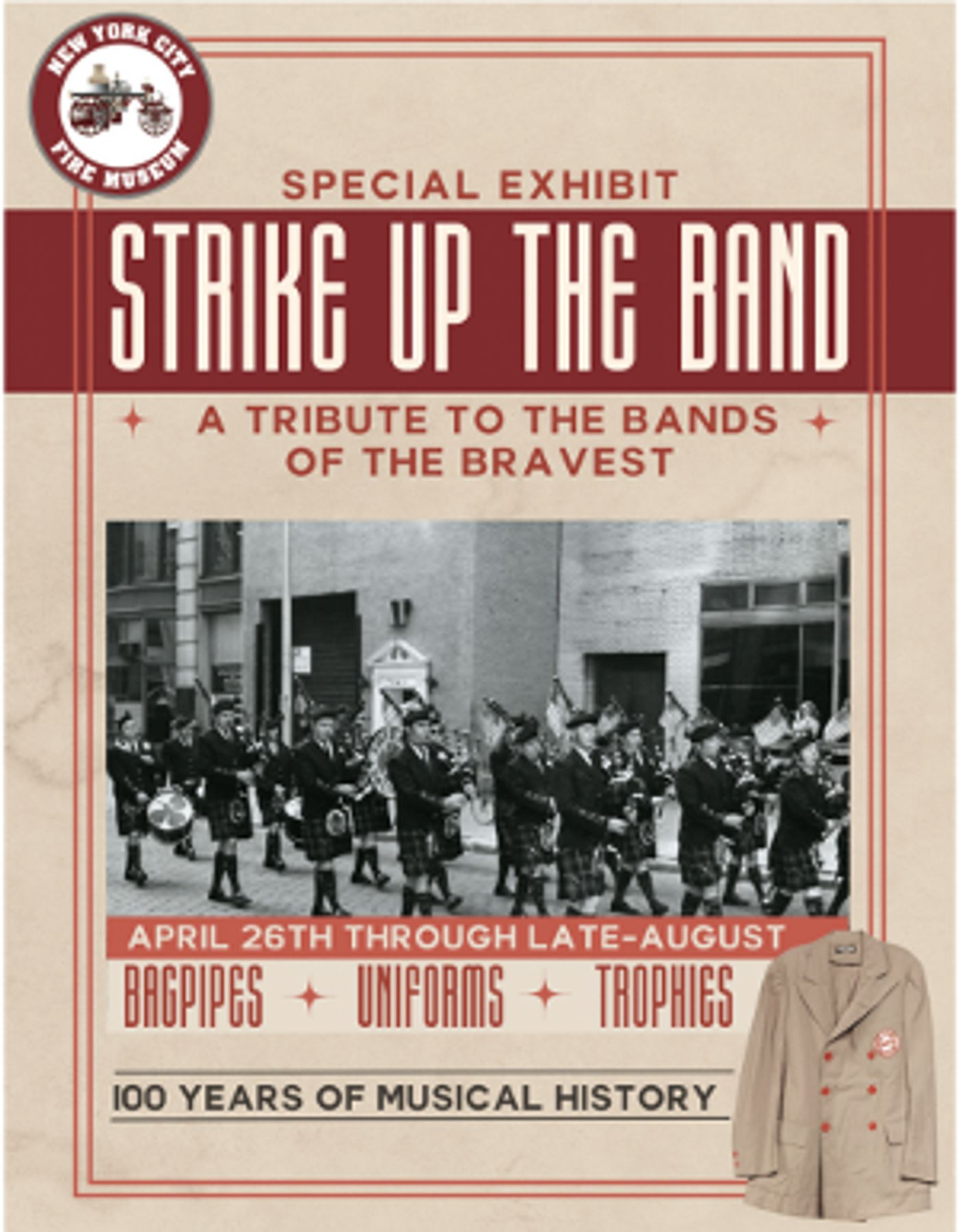 NYC Fire Museum Honors The FDNY's Musical Traditions With A New Exhibition  Image