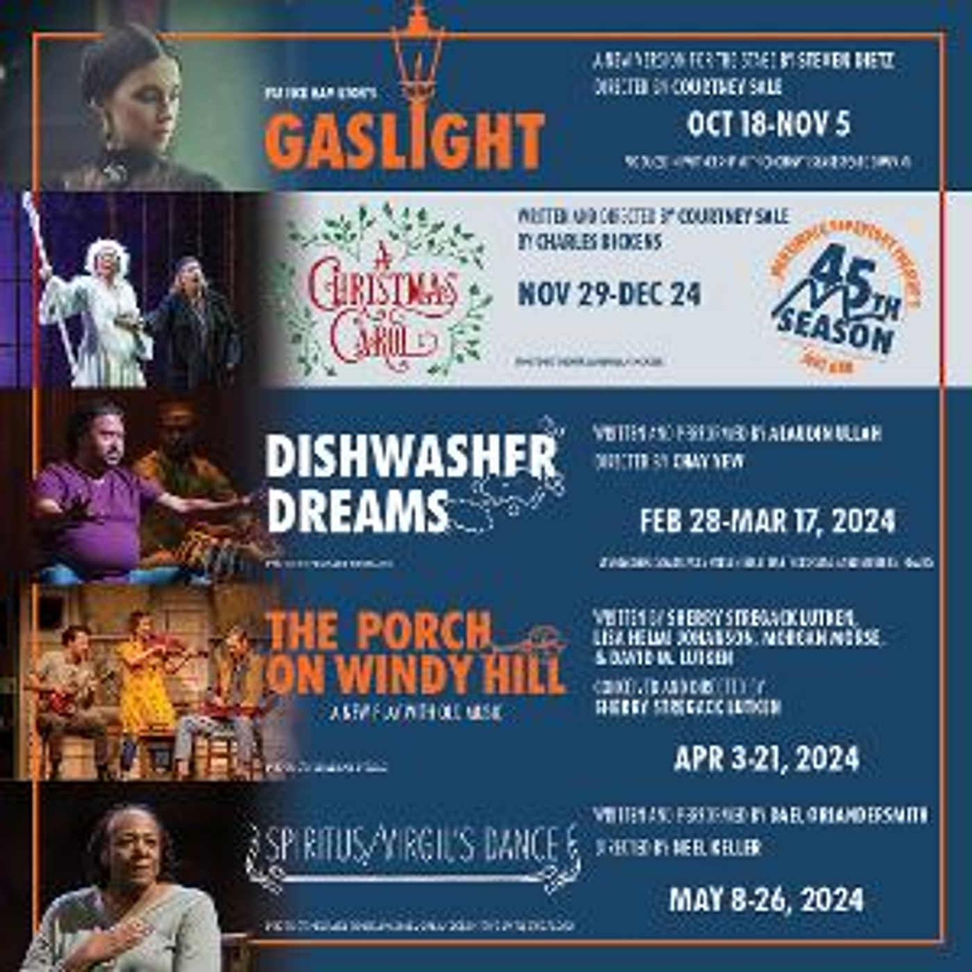 Merrimack Repertory Theatre to Present GASLIGHT, A CHRISTMAS CAROL, and More in 2023-24 Season  Image