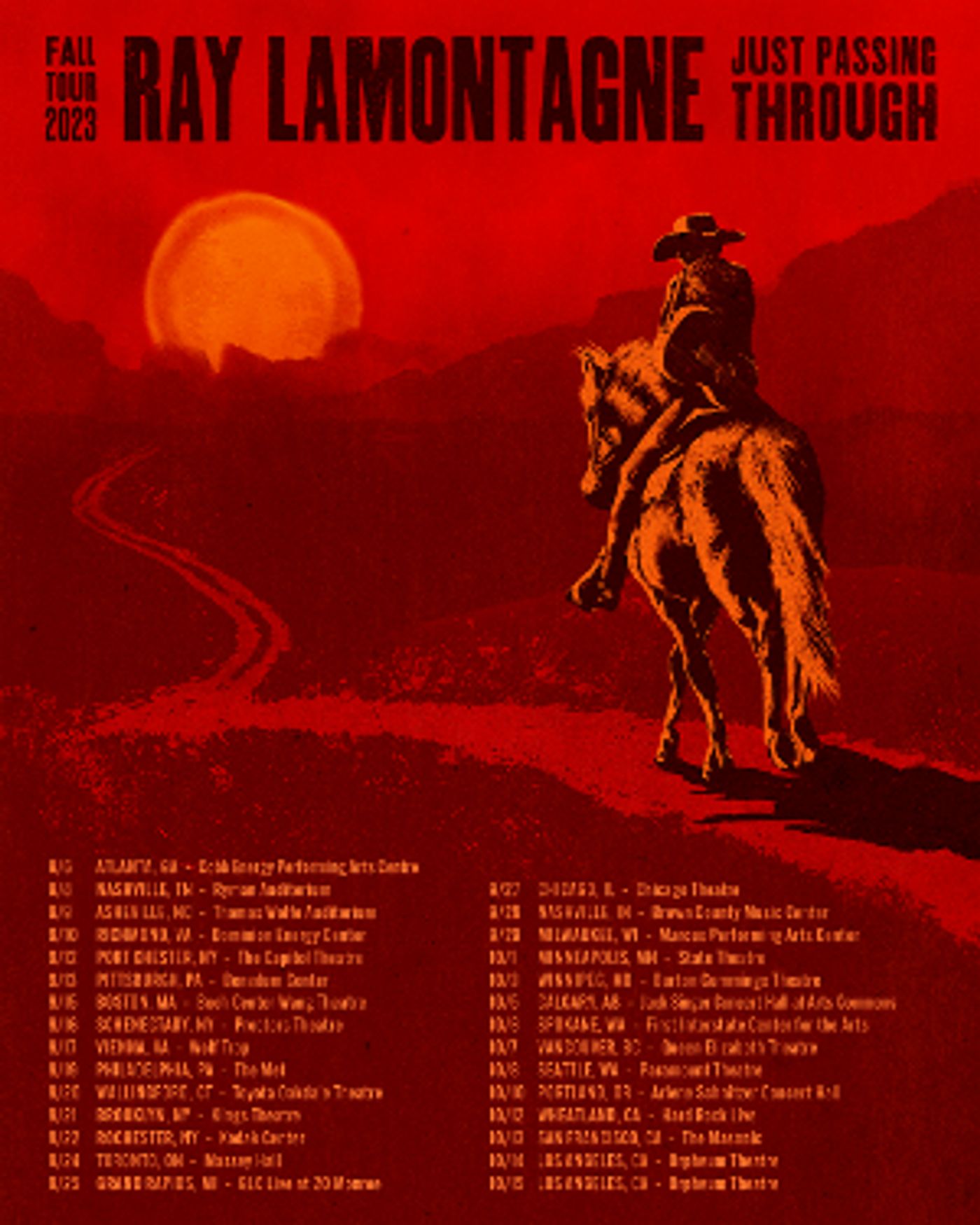 Ray Lamontagne Brings 'Just Passing Through' 2023 Tour To Boch Center Wang Theatre  Image