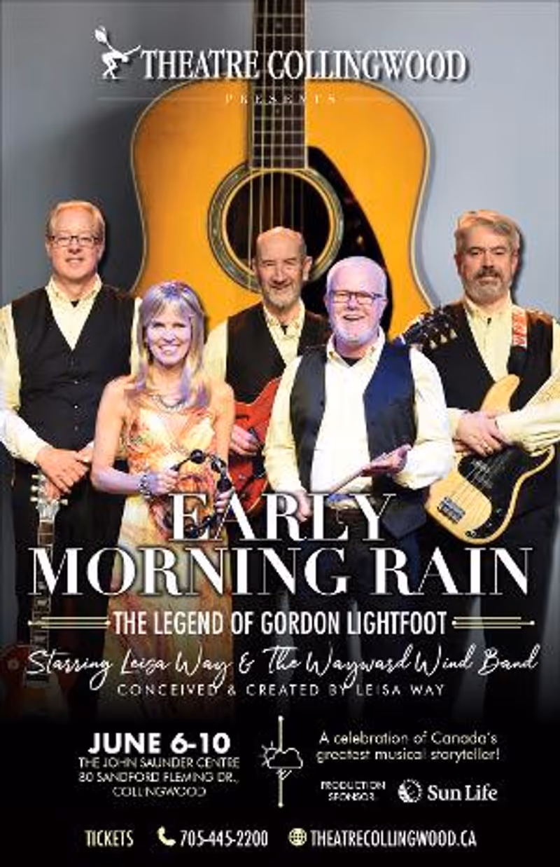 Theatre Collingwood to Celebrate Gordon Lightfoot with EARLY MORNING RAIN Next Month Image