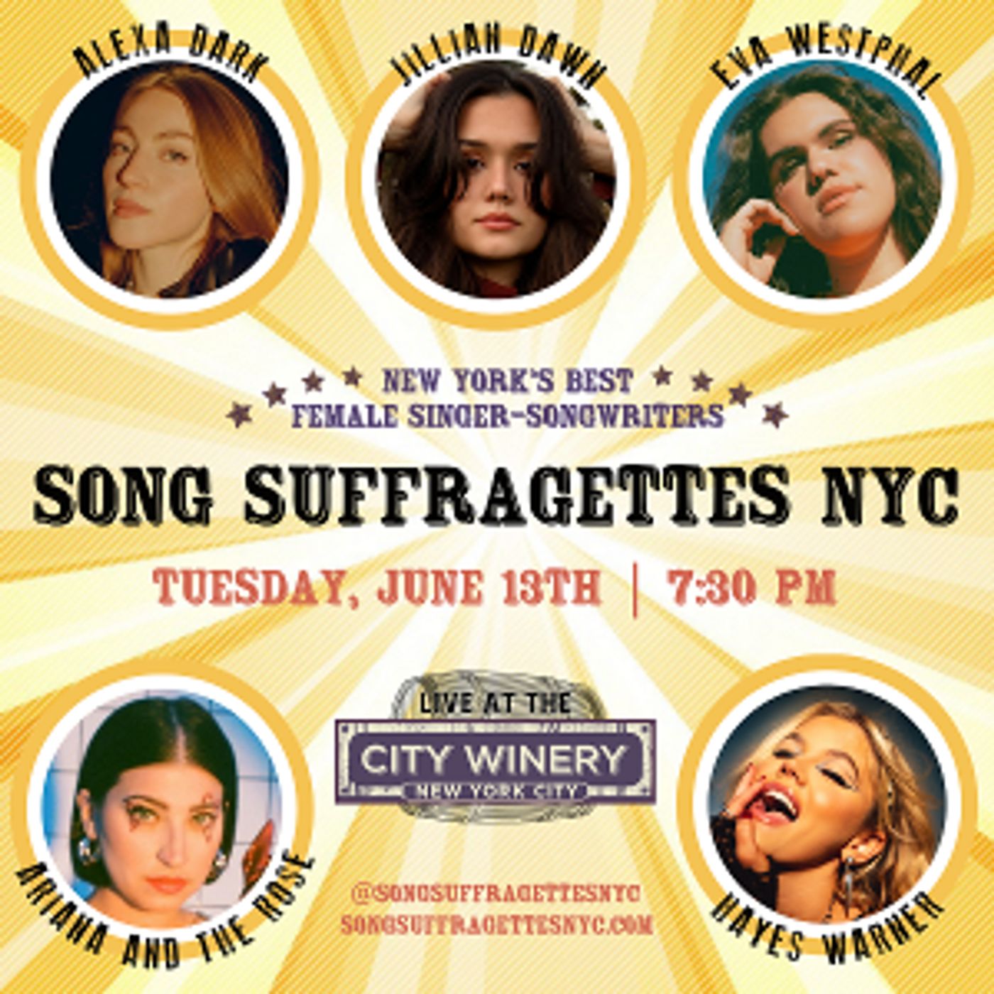 SONG SUFFRAGETTES Launches New York City Residency at City Winery  Image