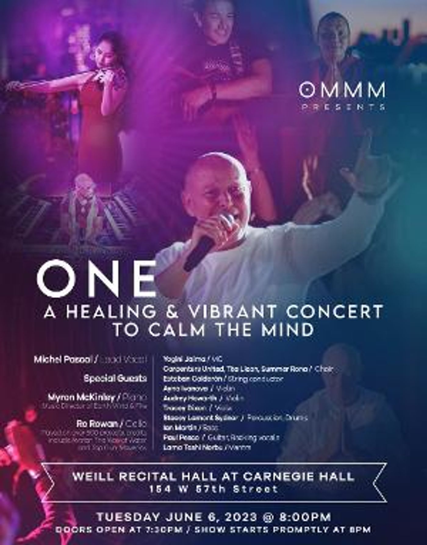 OMMM: A Global Movement To Calm The Mind To Launch At Weill Recital Hall, Carnegie Hall, June 6  Image