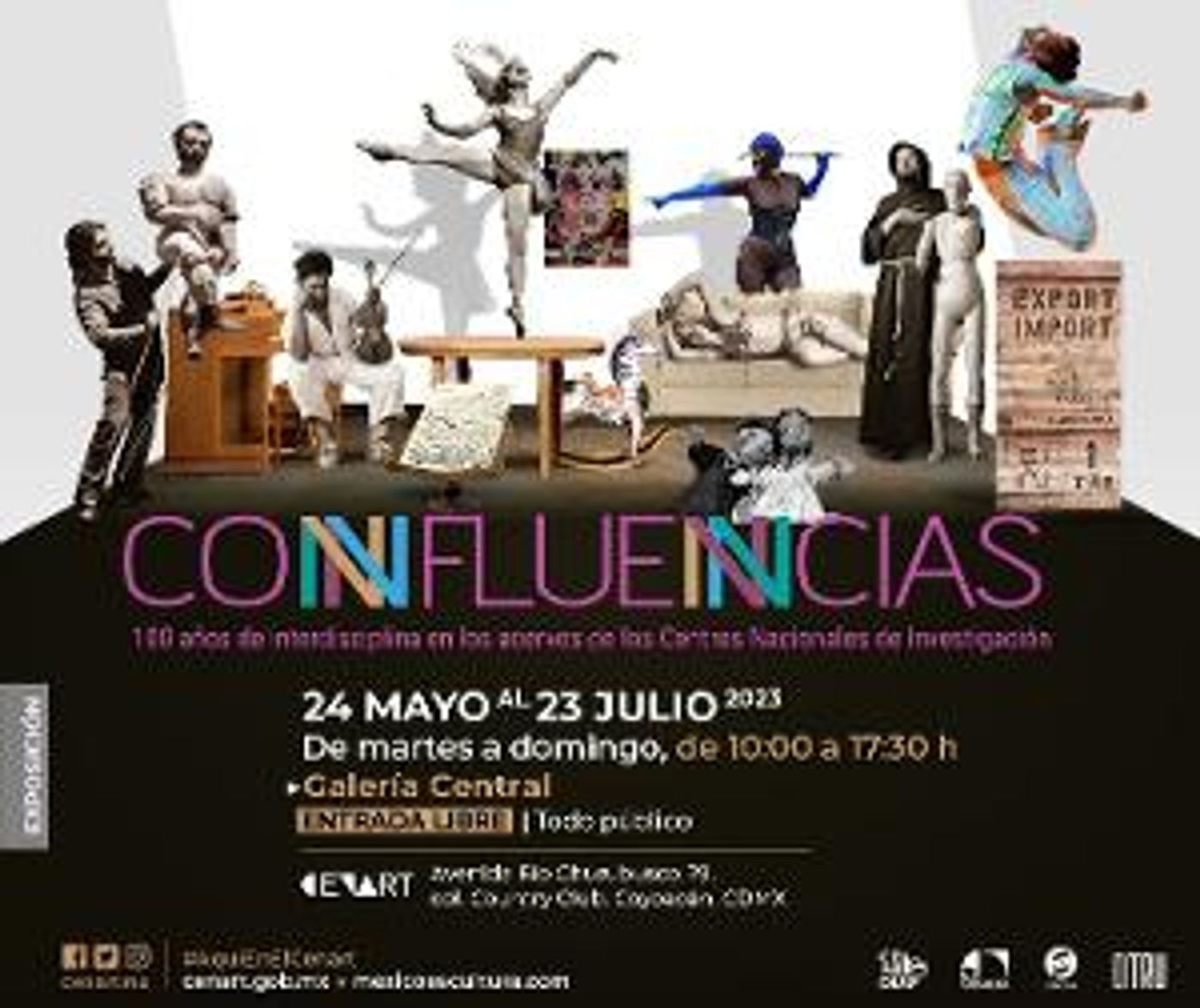 Presenta El Inbal Confluencias, 100 Años De Interdisciplina En Los Acervos Y Fondos Documentales De Los Centros De Investigación  Image