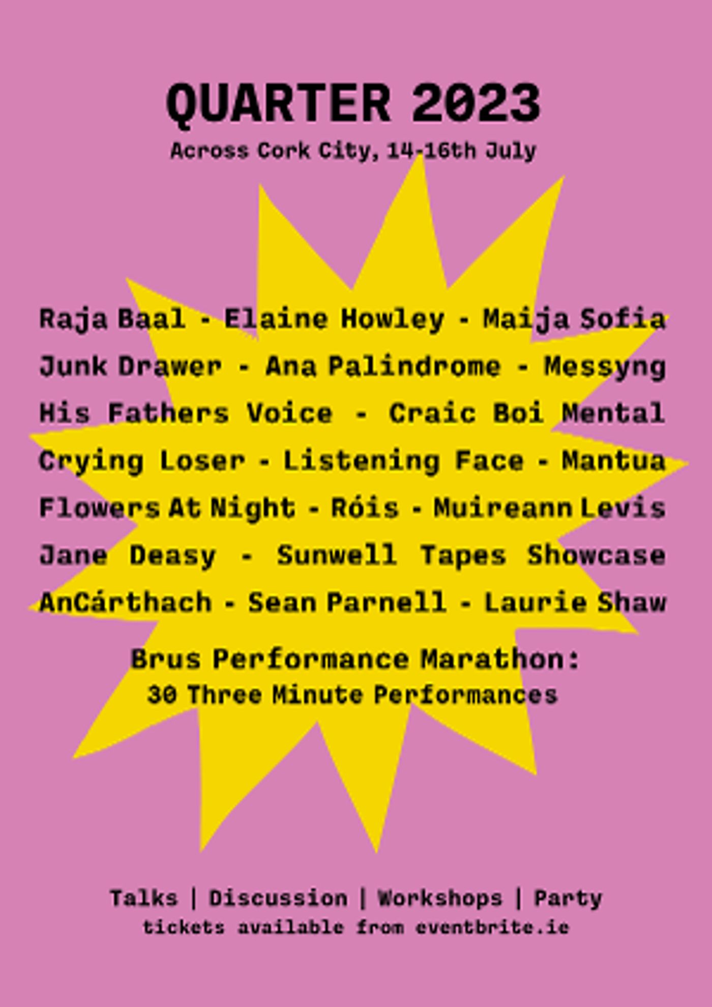 Cork's Quarter Block Party Returns July 2023  Image