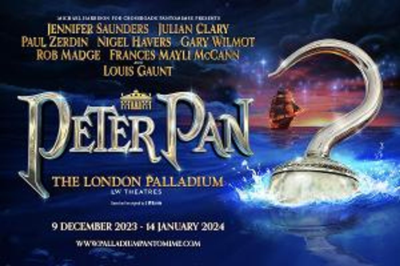 Louis Gaunt and Frances Mayli McCann Will Play Peter Pan and Wendy in the London Palladium Pantomime This Christmas  Image