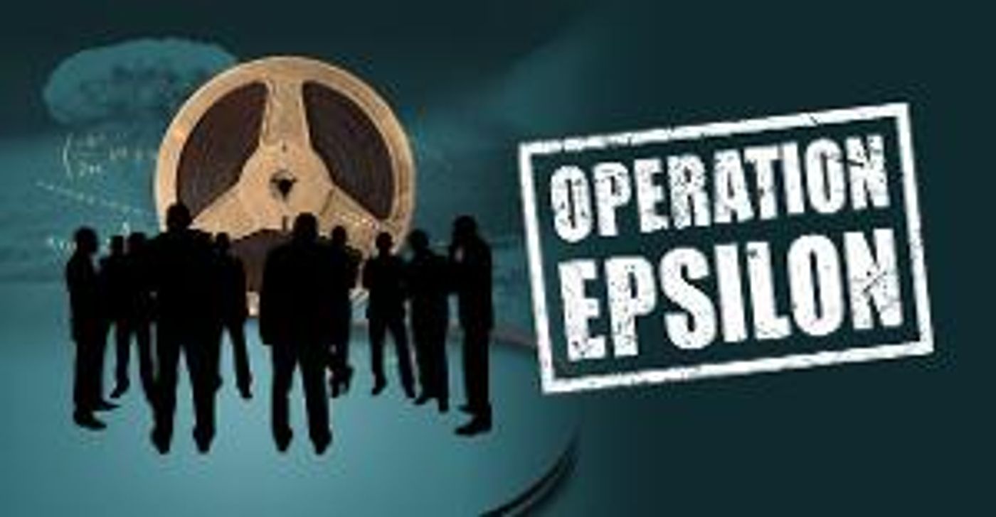 Andy Sandberg Directs The UK Première of Alan Brody's OPERATION EPSILON at Southwark Playhouse Elephant This Autumn  Image
