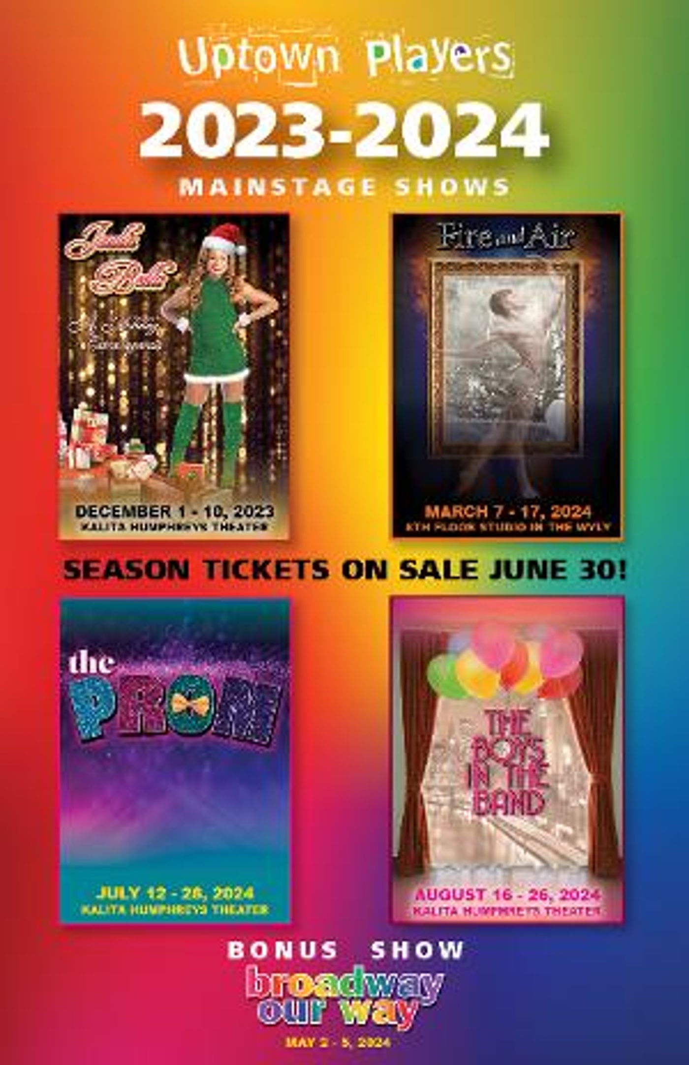 Uptown Players Unveils Thrilling 2023-2024 Season With THE BOYS IN THE BAND, THE PROM, And More  Image