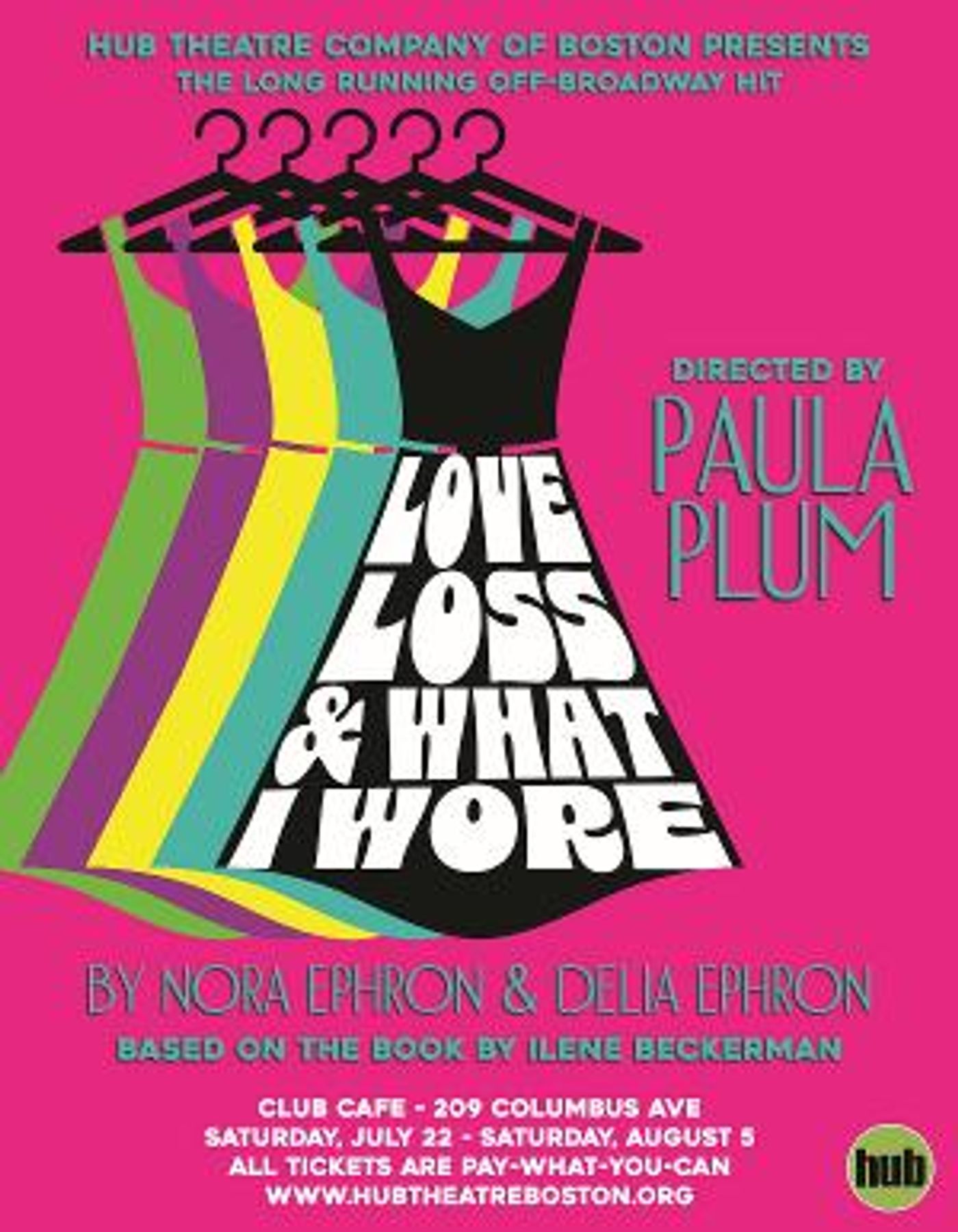 Paula Plum Directs LOVE, LOSS, AND WHAT I WORE With Hub Theatre Company Of Boston  Image