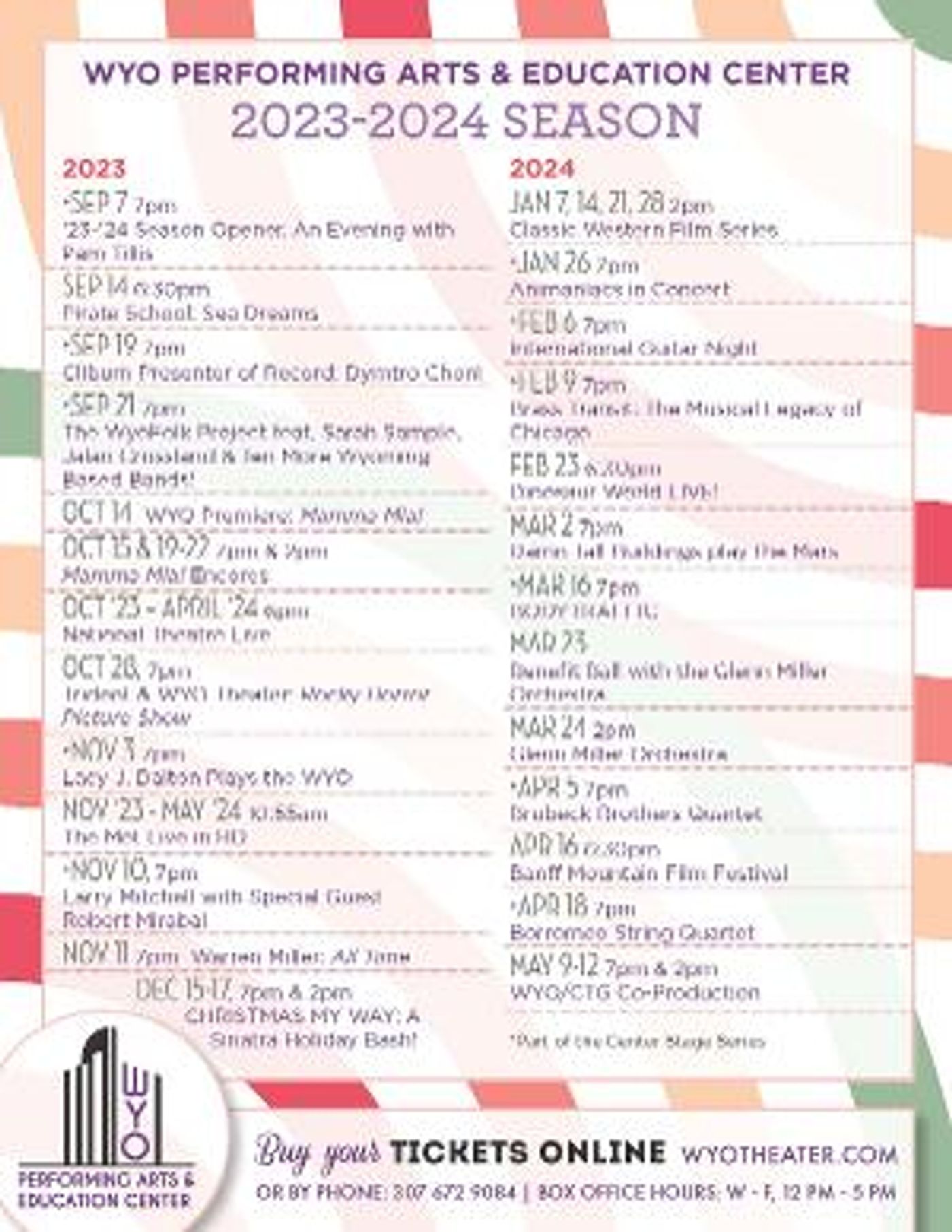 WYO Theater to Present MAMMA MIA! and More in 34th Season  Image