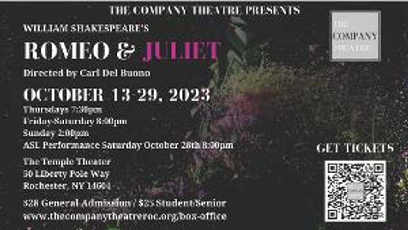 Feuding Families Cry Out For Connection In The Company Theatre's ROMEO & JULIET  Image