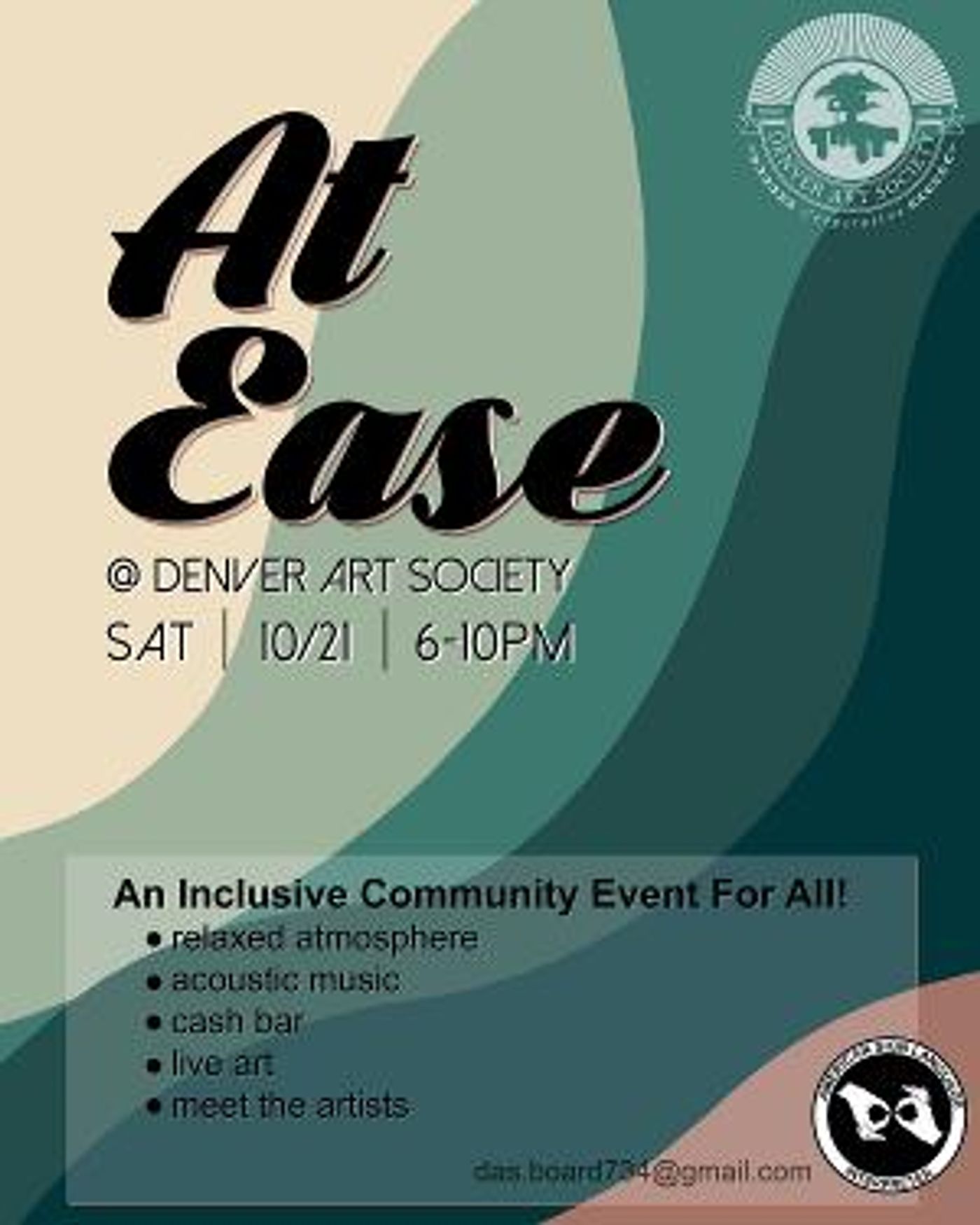 Denver Art Society's At Ease Art Night Set For Next Month  Image