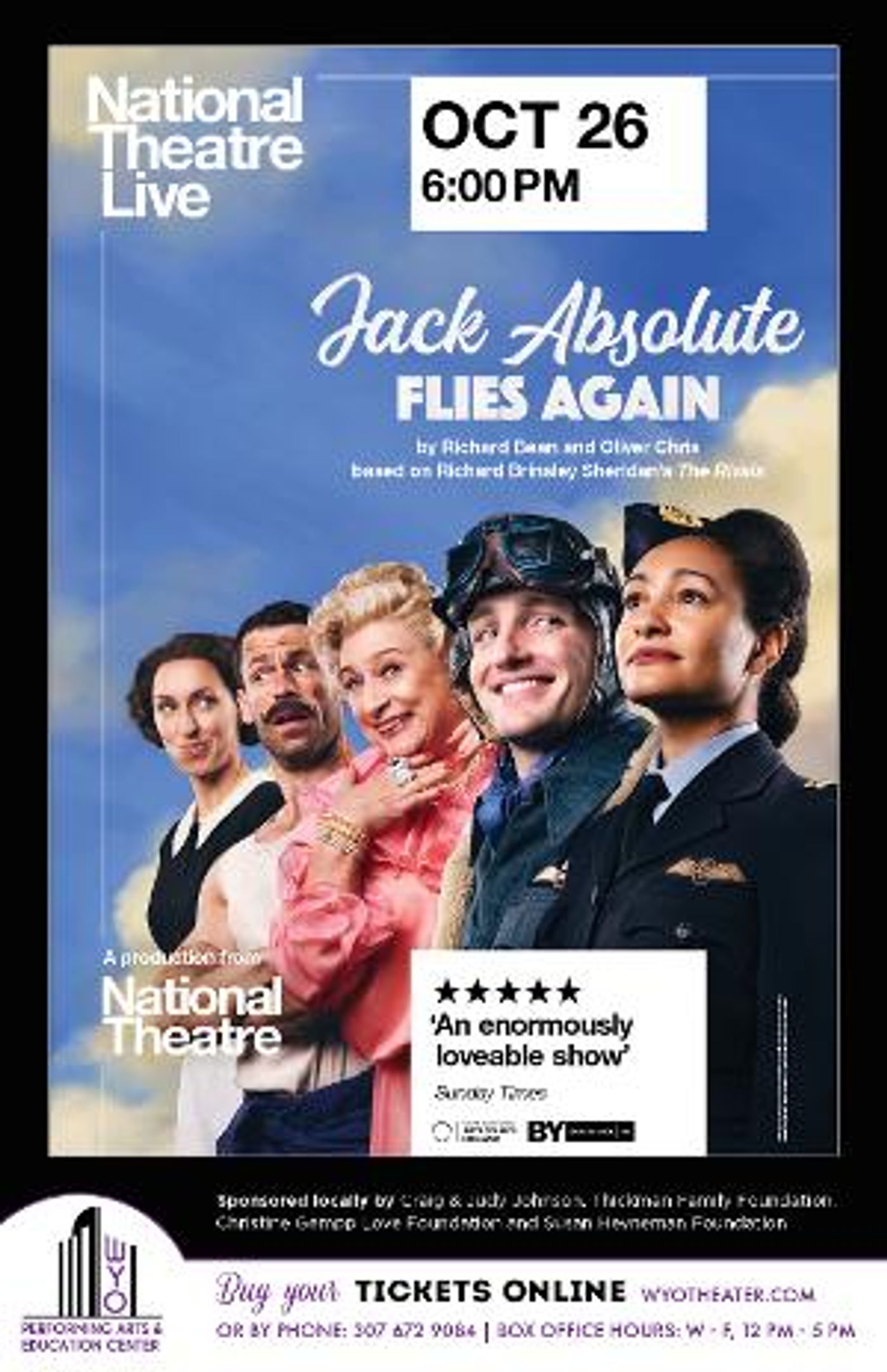 WYO Theater to Feature National Theatre Live Productions  Image