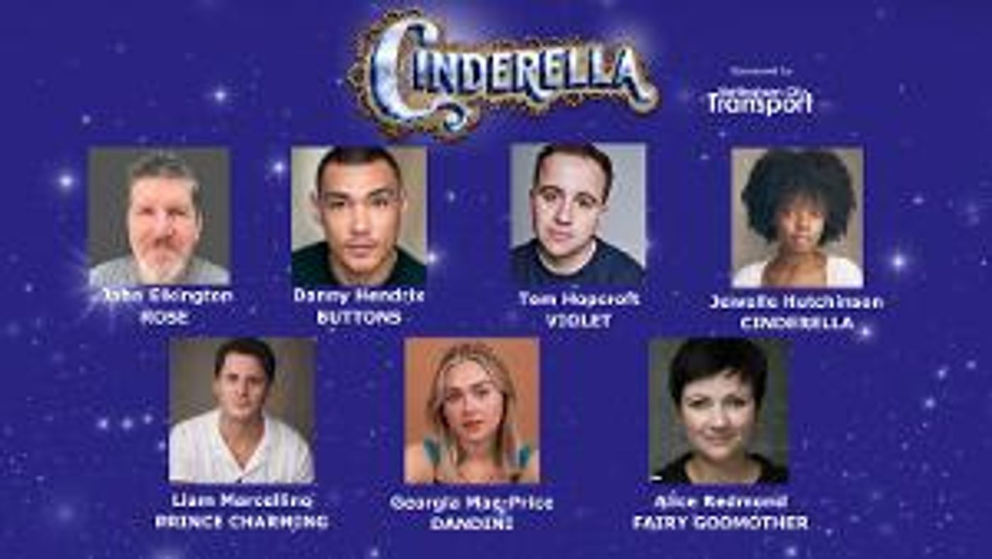 Cast Set For CINDERELLA Panto at Nottingham Playhouse  Image