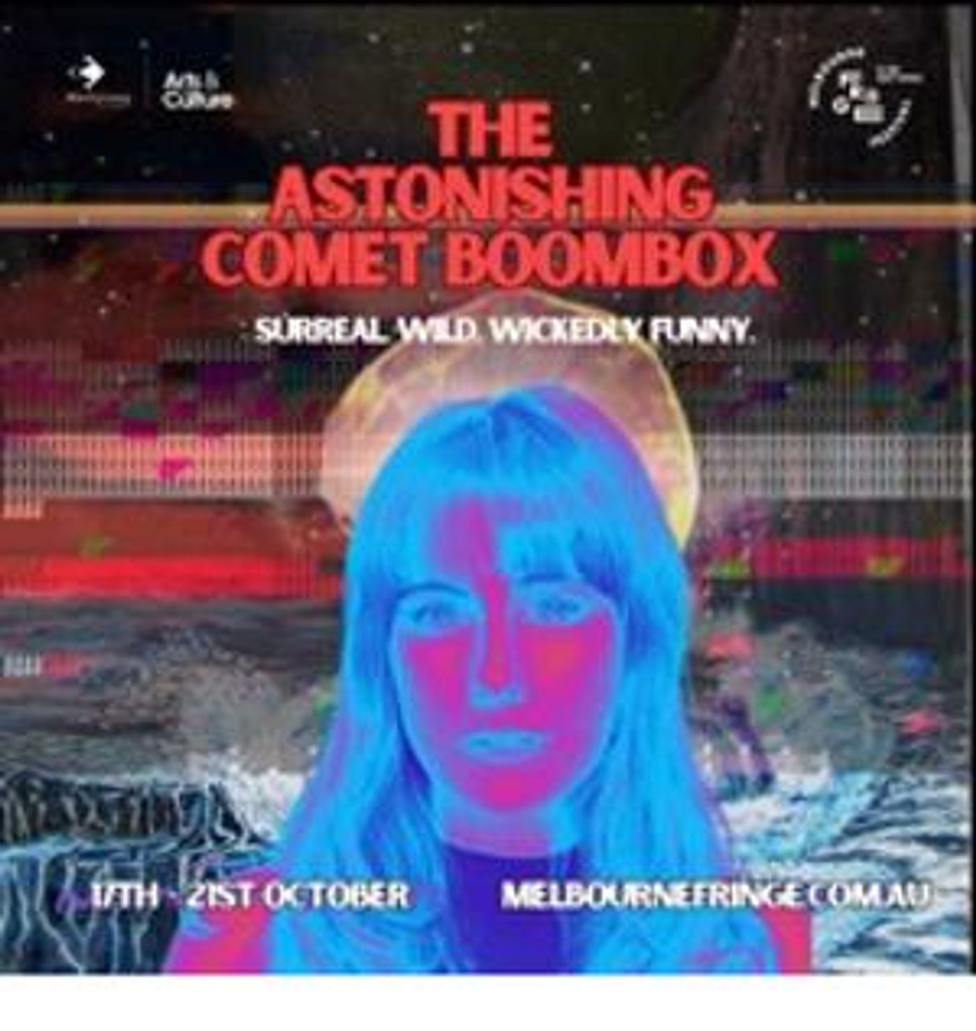 AI, Imaginary Friends, and The Modern World Collide In THE ASTONISHING COMET BOOMBOX at Melbourne Fringe  Image