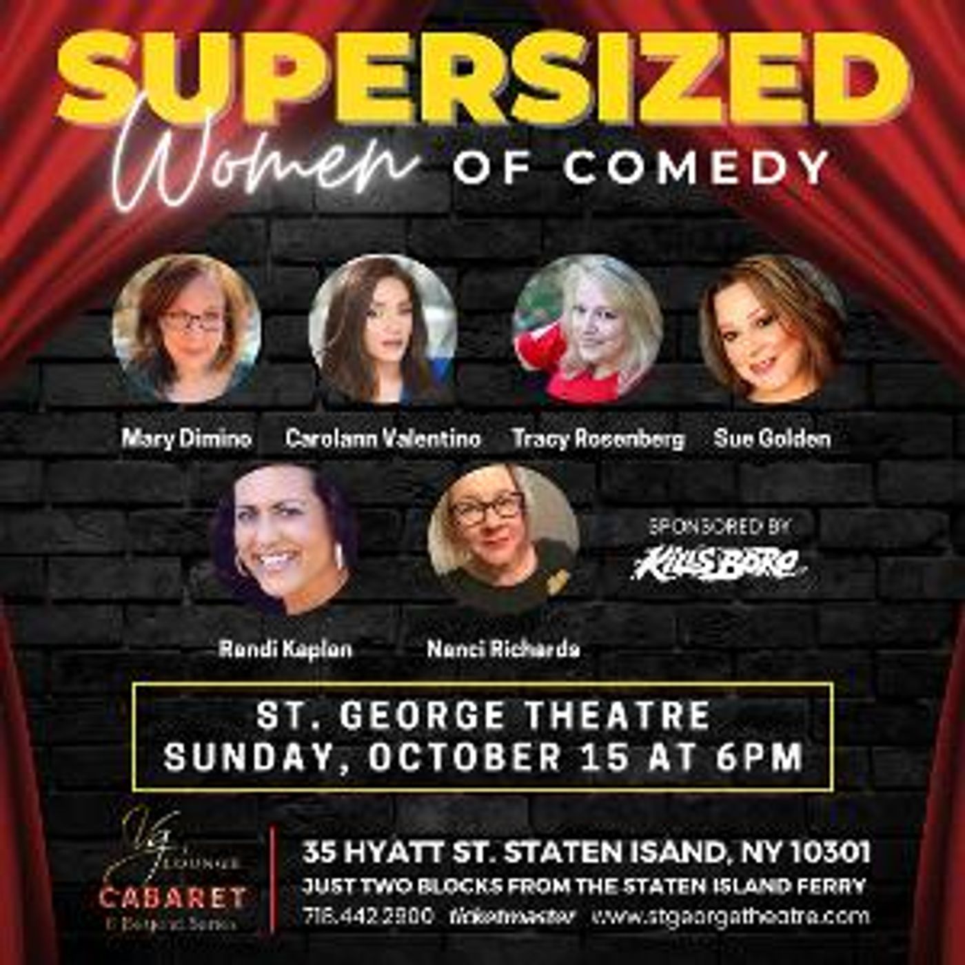 SUPERSIZED WOMEN OF COMEDY Comes To The Historic St. George Theatre  Image
