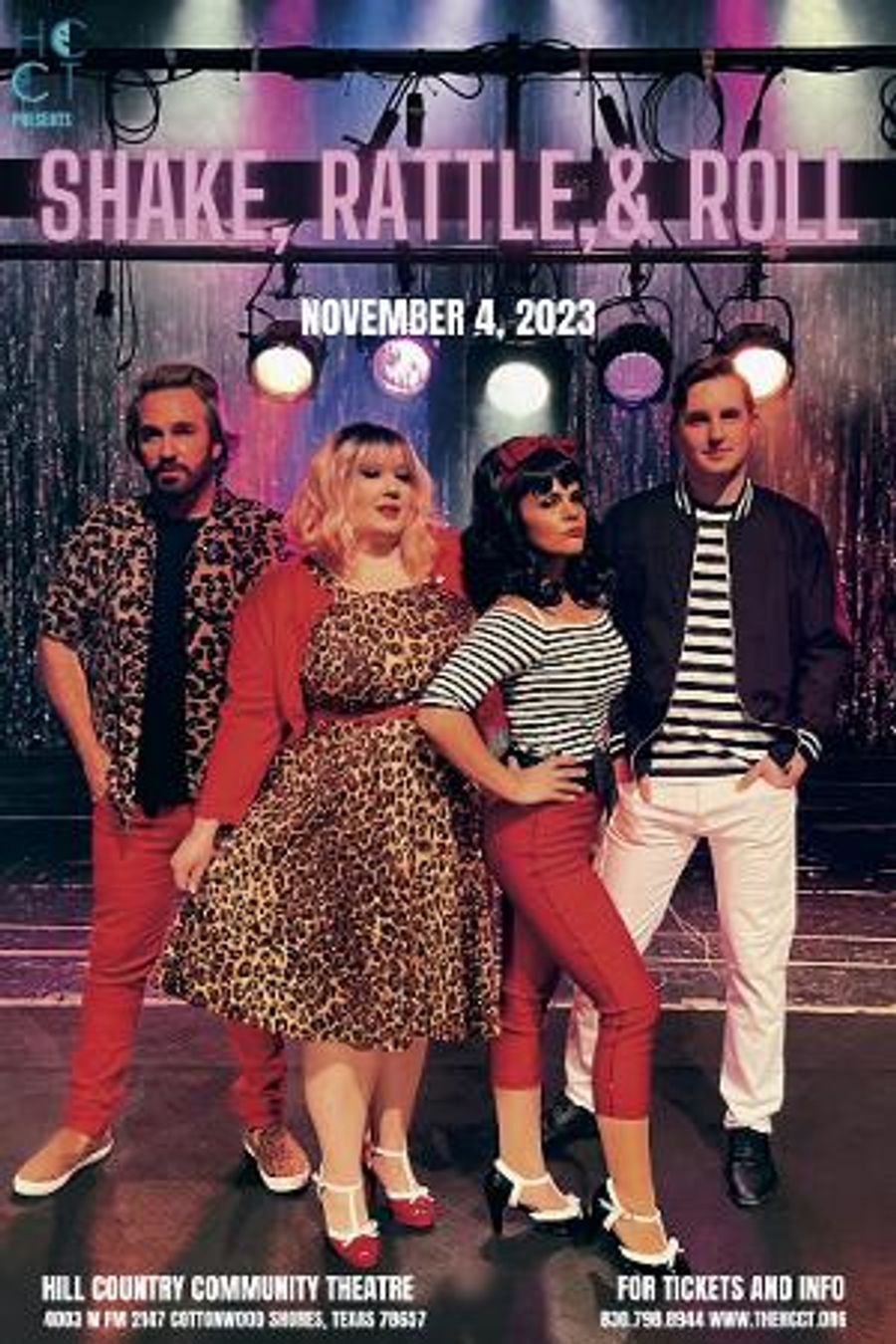 Hill Country Community Theatre Presents Seasonal Fundraiser - A Night of Music, Auctions, and Excitement in 1950s Style Image